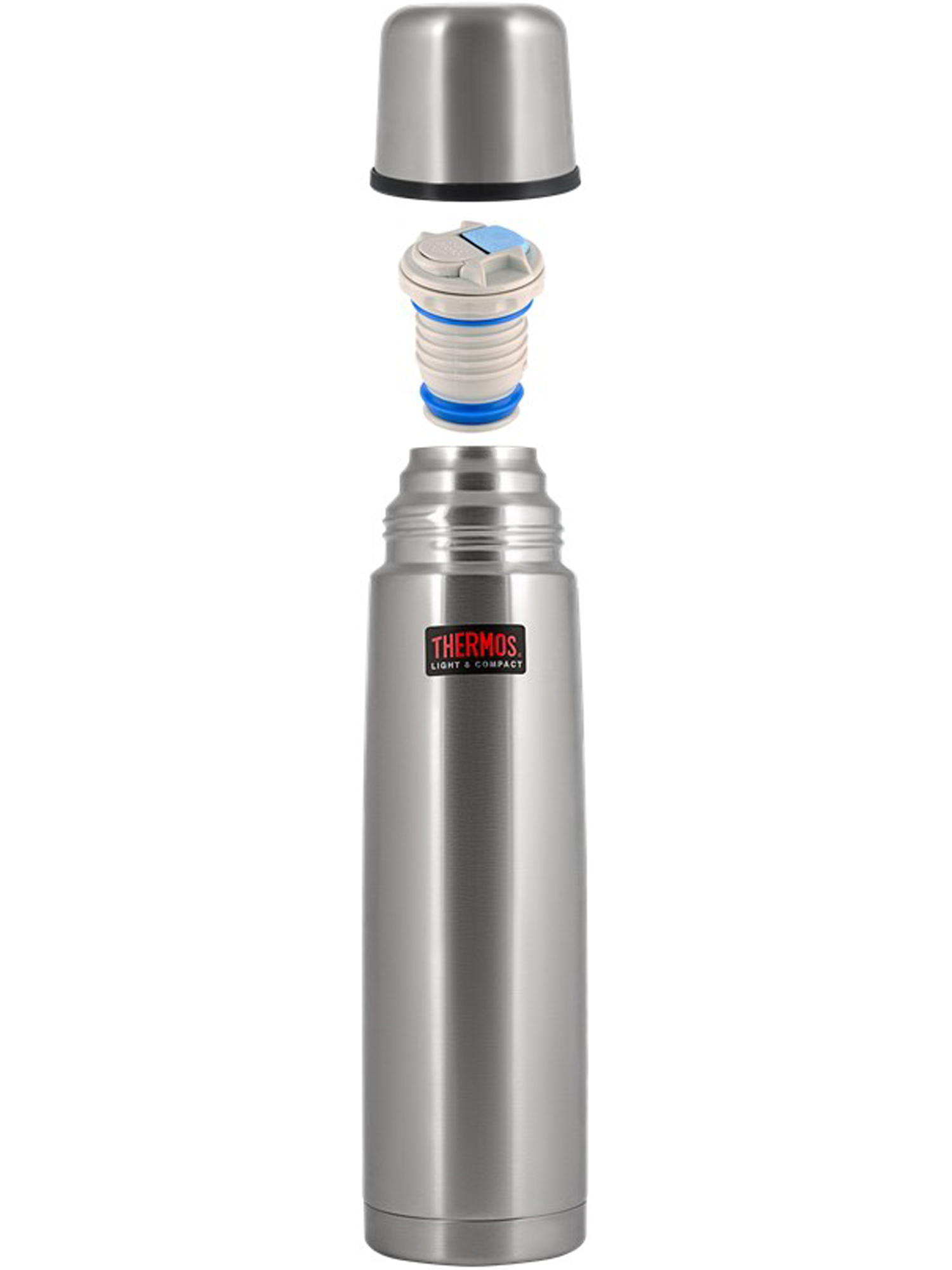 Термос для чая кофе 500 мл THERMOS FBB-500 стальной – нержавеющая сталь герметичный тепло/холод 12/24 часа - фото 6