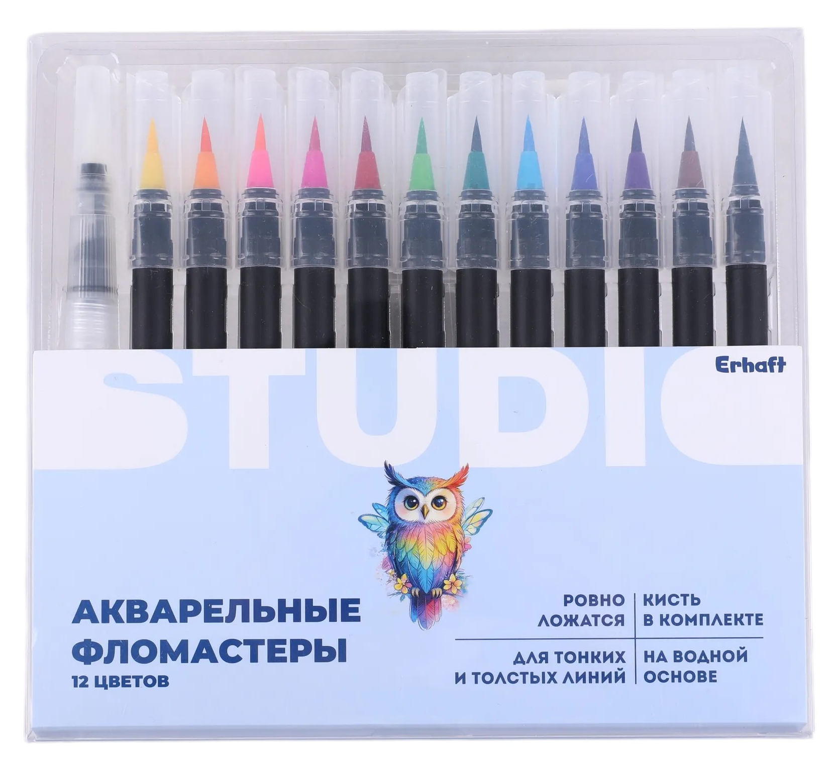 Фломастеры Erhaft 12 шт. - фото 1