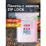 Пакеты с замком Brauberg 100 шт 180х250 мм