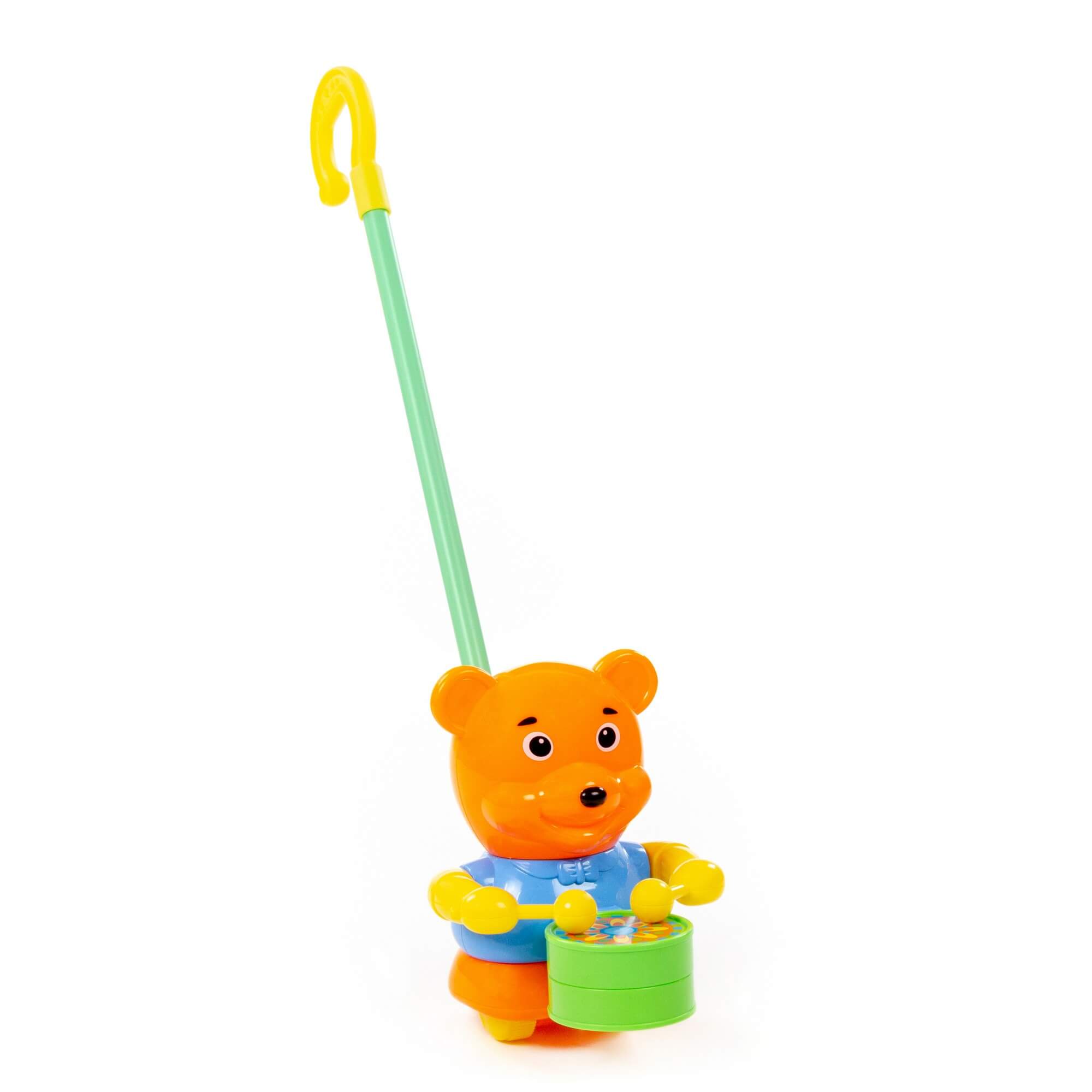 Игрушка Полесье каталка Медвежонок с ручкой - фото 2