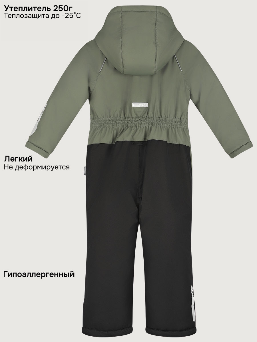 Комбинезон NIKASTYLE 8з6625 хаки/черный - фото 10