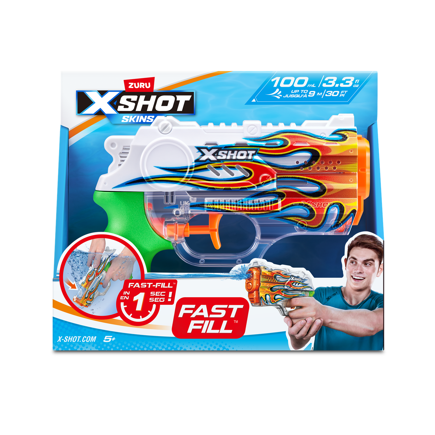 Бластер водный Zuru XSHOT  Skins Нано - фото 8