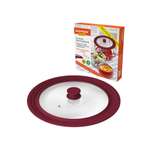 Крышка для сковороды DASWERK кастрюли посуды универсальная 3 размера 24-26-28см