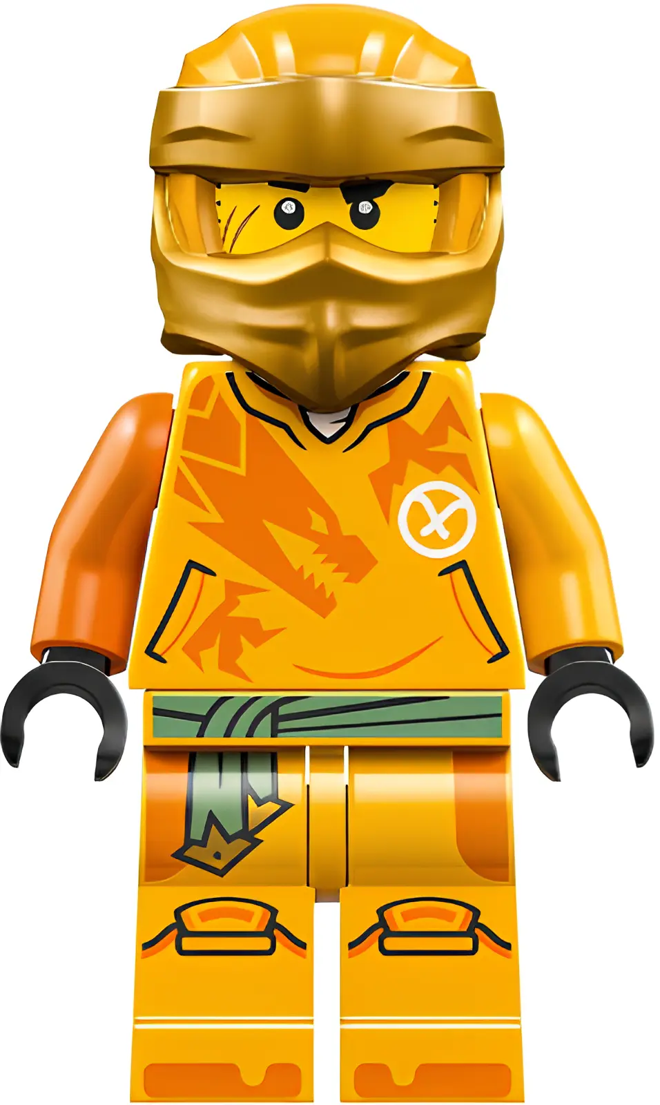 Изображение товара Минифигурка LEGO Arin Shirt с оранжевым драконом и повязкой Изображение товара Минифигурка LEGO Arin Shirt с оранжевым драконом и повязкой