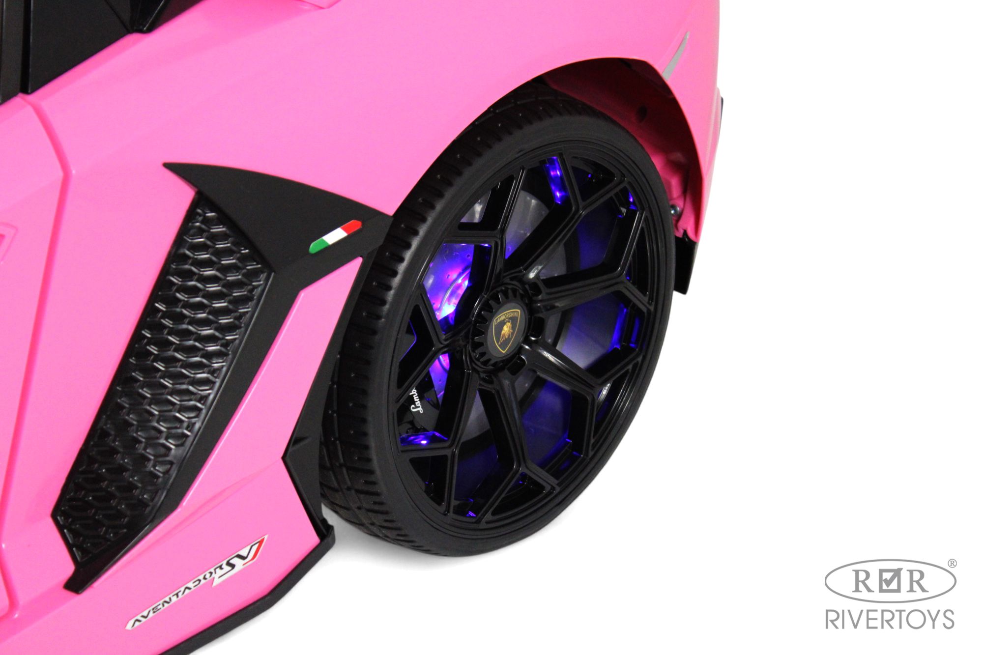 Электромобиль RIVERTOYS A111MP-PINK С пультом ДУ - фото 7
