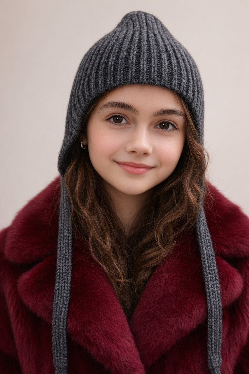 Шапка Wloo чепчик-серый - фото 1