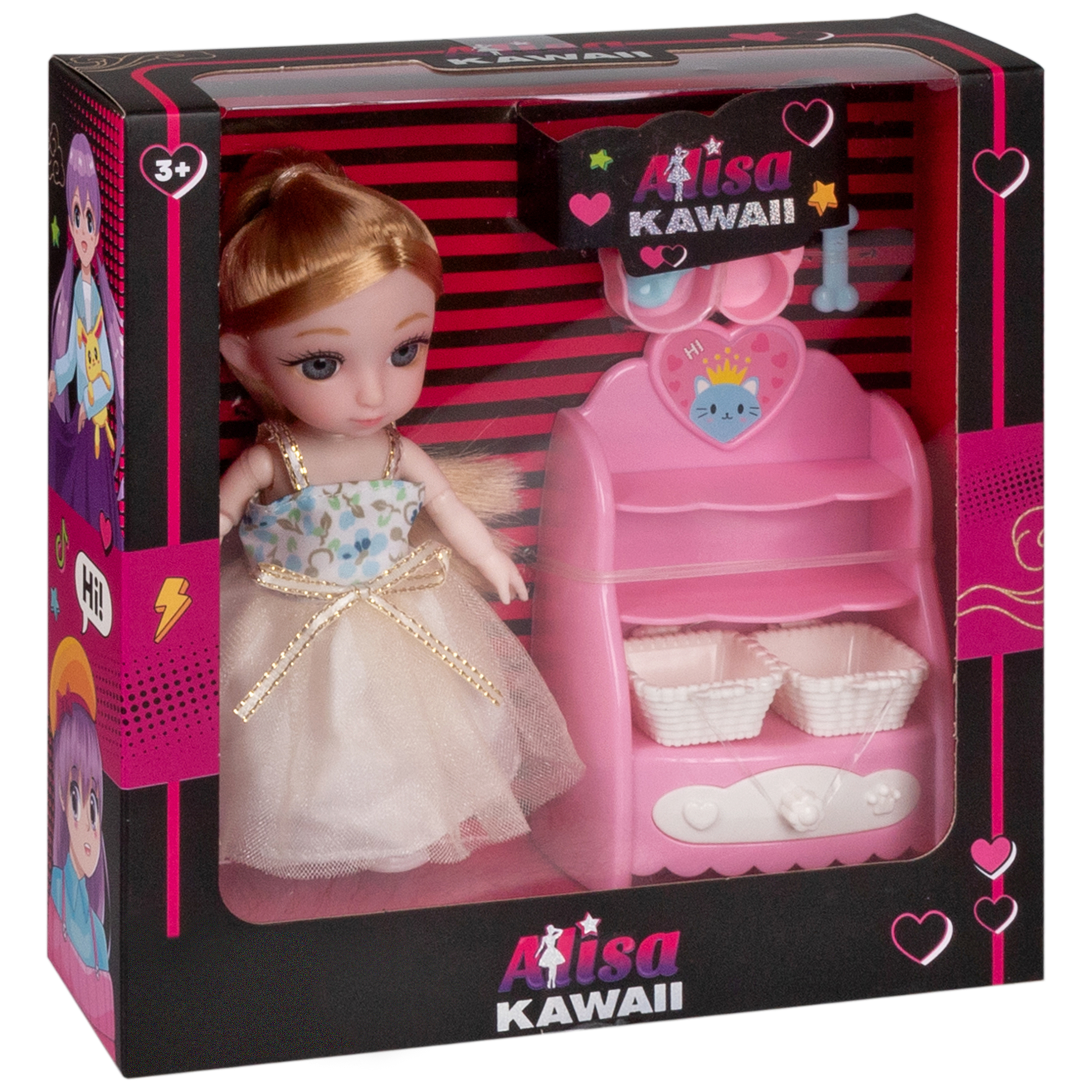 Кукла мини 1TOY Alisa Kawaii Т24360 - фото 16