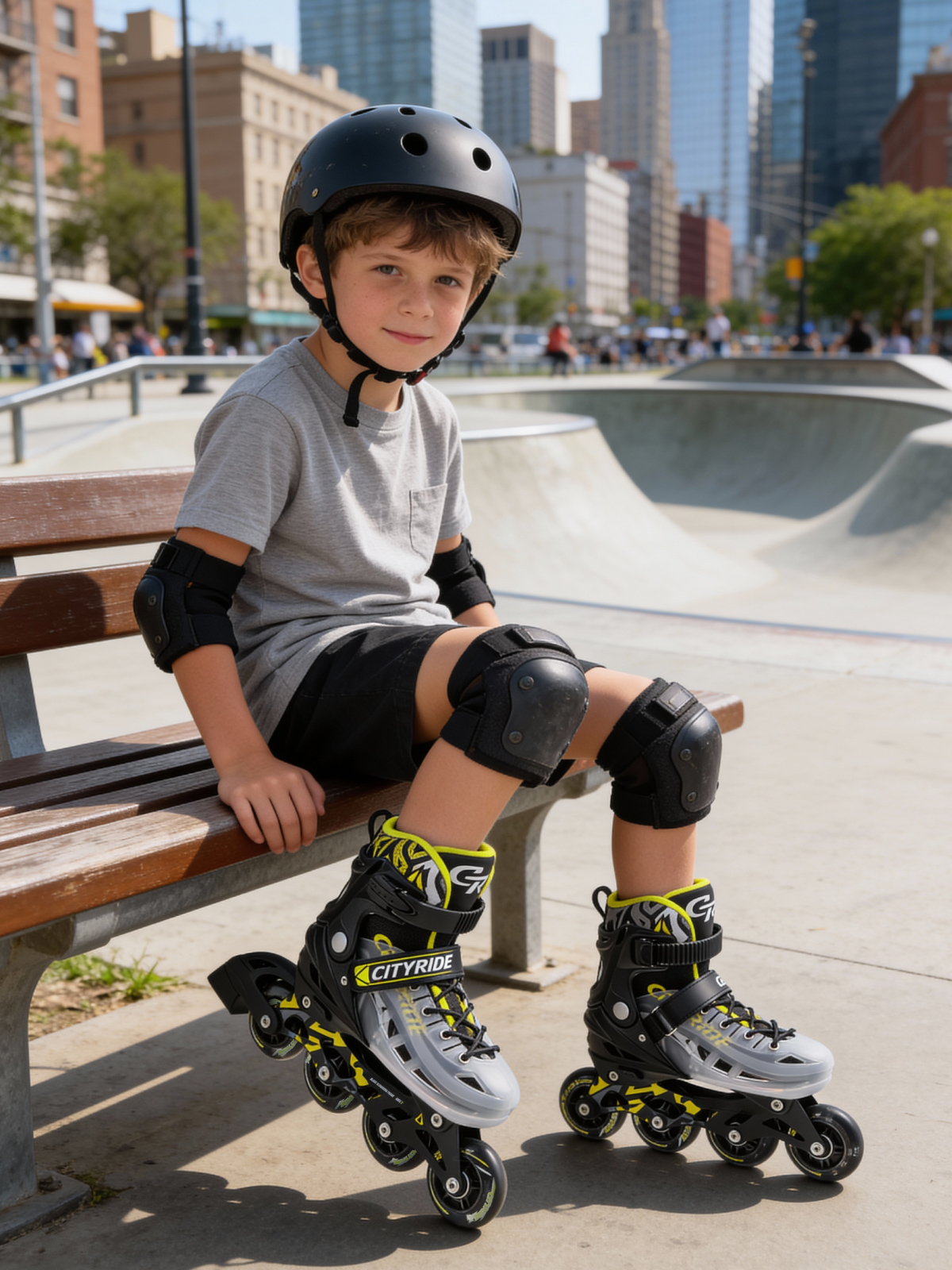 Роликовые коньки CITYRIDE L 39-42 - фото 6