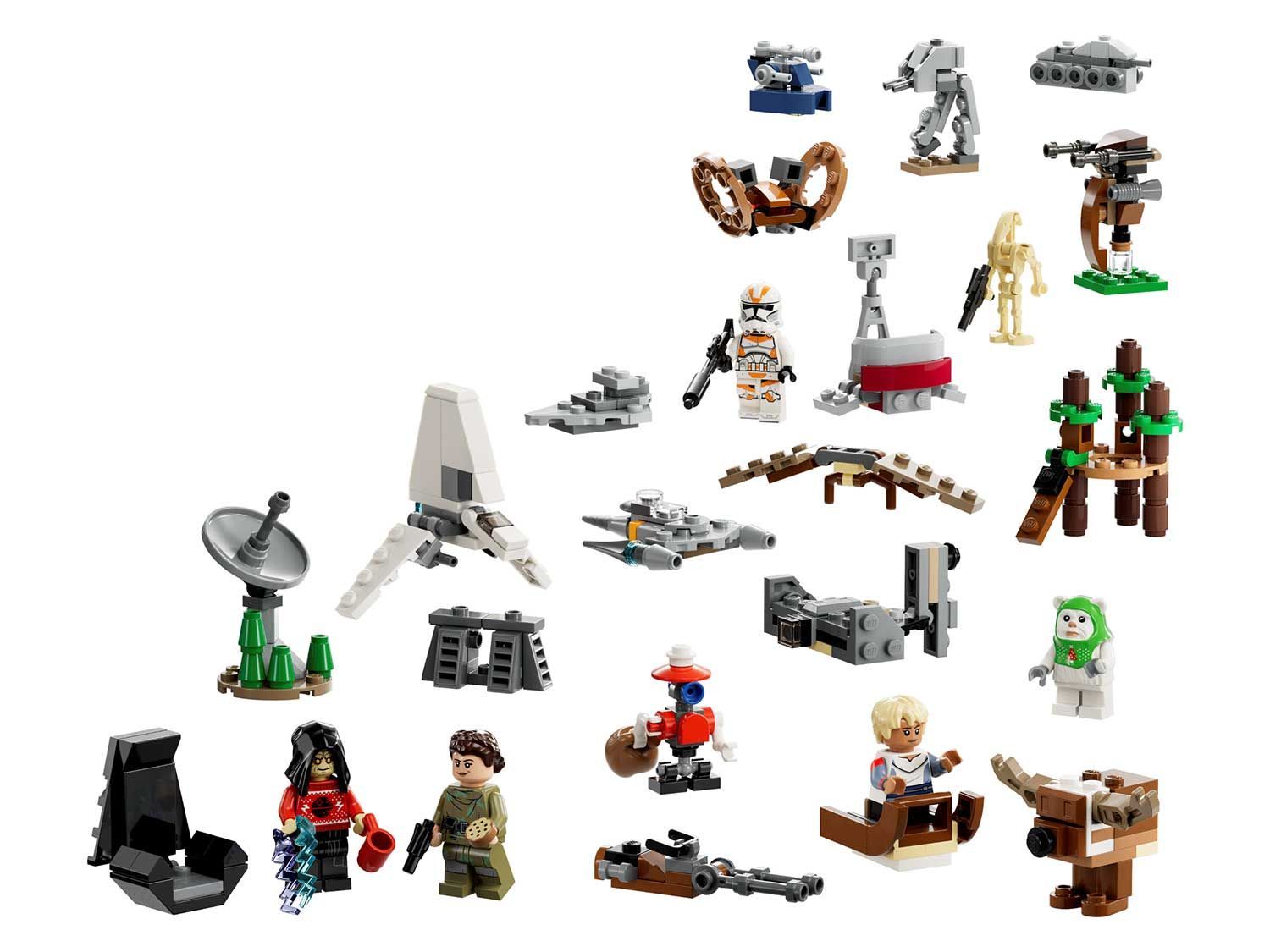 Конструктор LEGO Star Wars Новогодний календарь блочный - фото 4