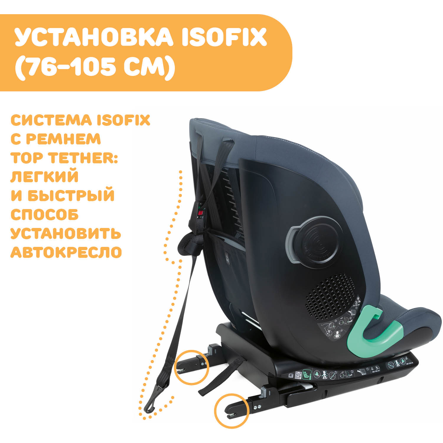Автокресло Chicco 1/2/3 (9-36 кг) - фото 27