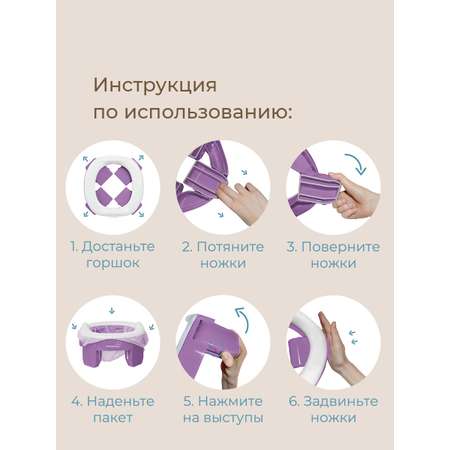 Горшок ROXY-KIDS Дорожный