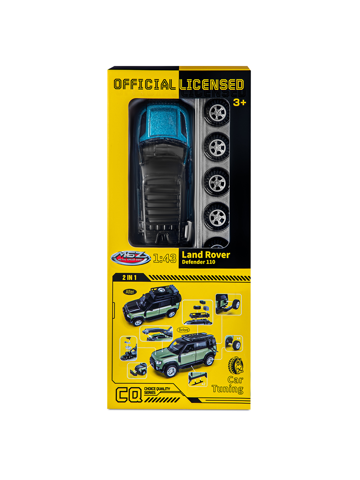 Автомобиль AUTODRIVE Land Rover Defender 110 Сборная модель 1:43 JB1251655 - фото 10