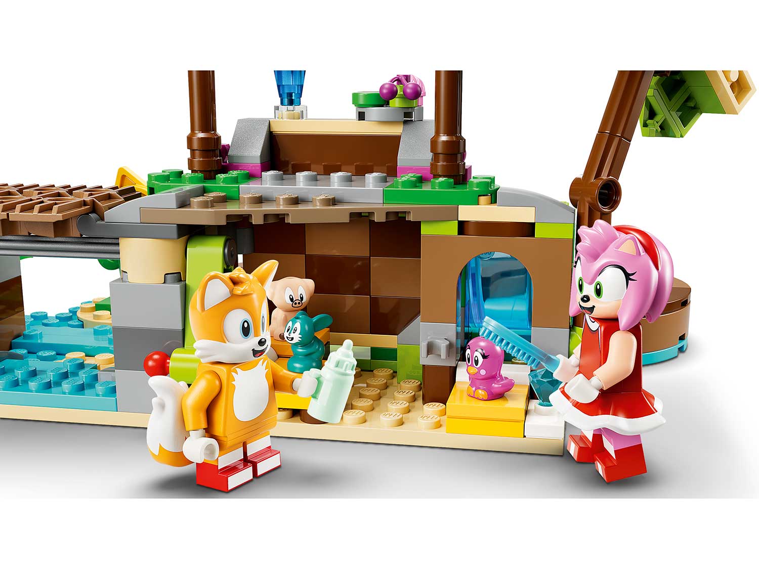 Конструктор LEGO Sonic the Hedgehog Остров спасения животных Эми блочный - фото 5
