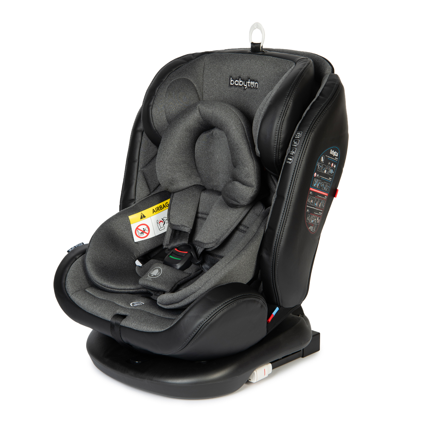 Автокресло Babyton Multi-Stage Black Isofix 0+/1/2/3 (0-36 кг) - фото 9