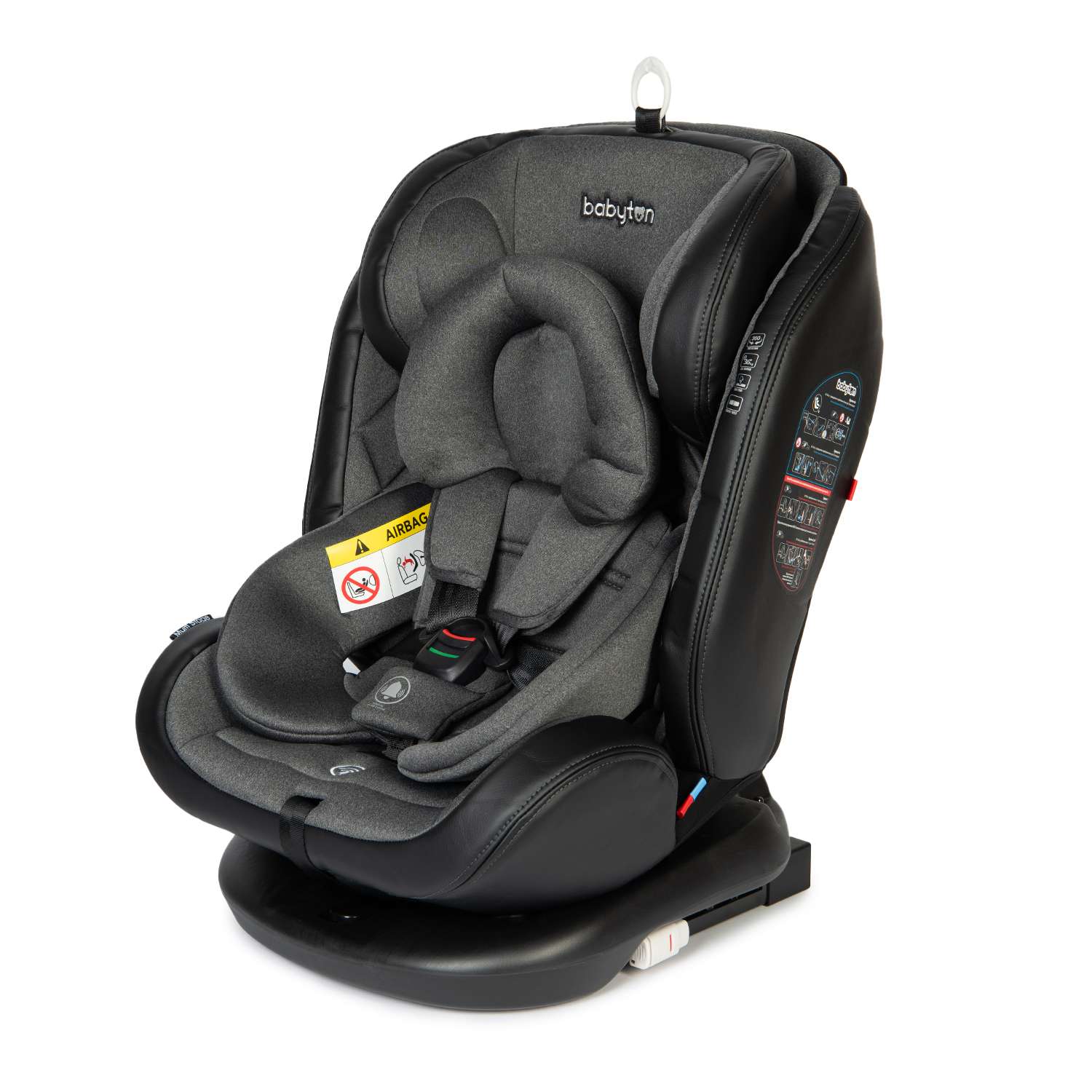 Автокресло Babyton Multi-Stage Black Isofix 0+/1/2/3 (0-36 кг) - фото 1