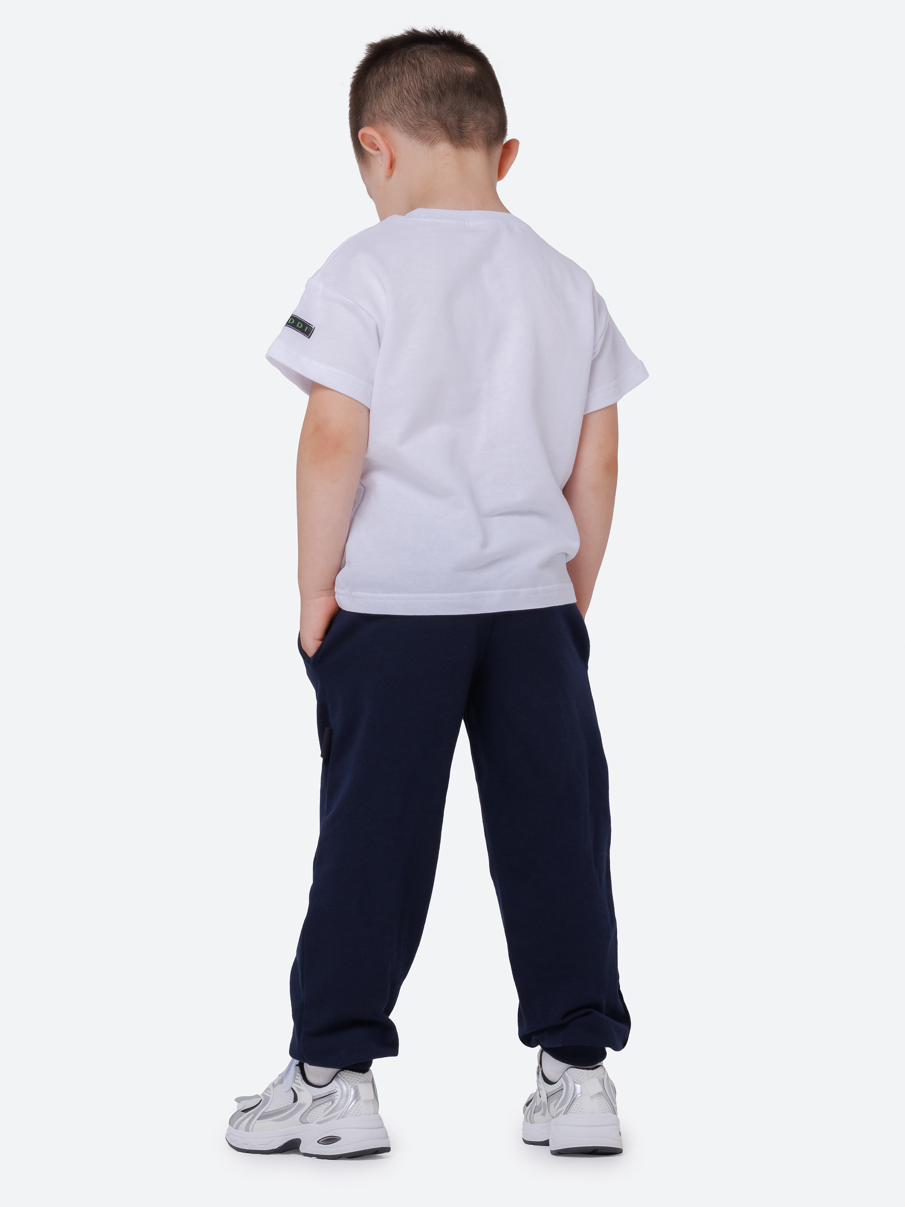 Спортивный костюм VEDDI 2080/6041фп-2024-белый/синий - фото 7