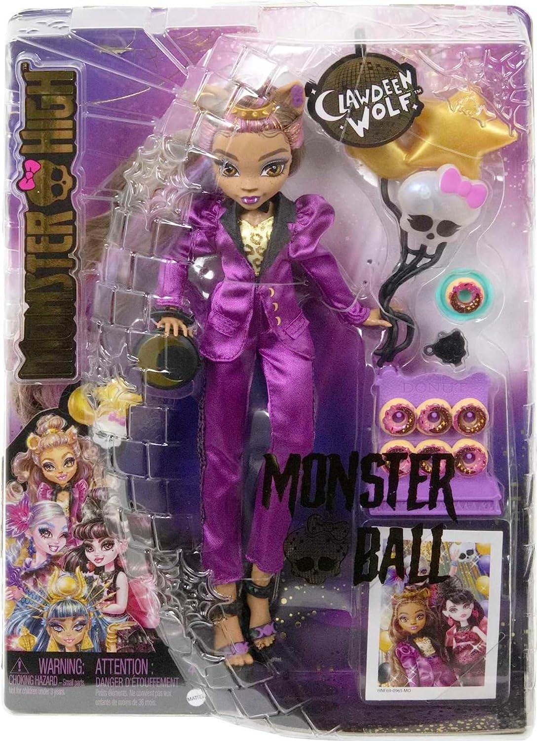 Кукла модельная Monster High Clawdeen HNF69 - фото 6