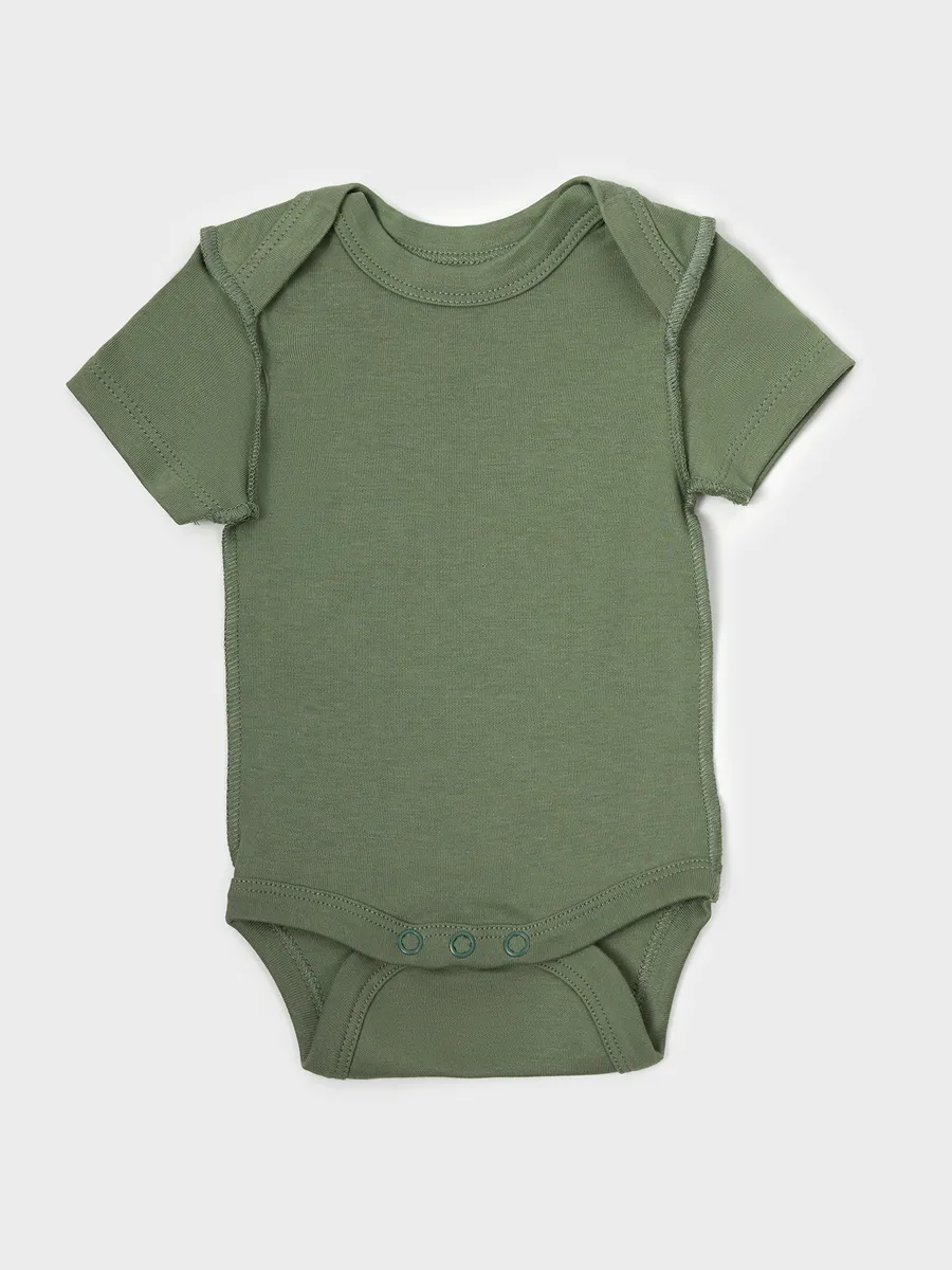 Боди 3 шт Mark Formelle (Марк Формэль) 13015-3/уточки на св.розовом +розовый +зеленый - фото 13