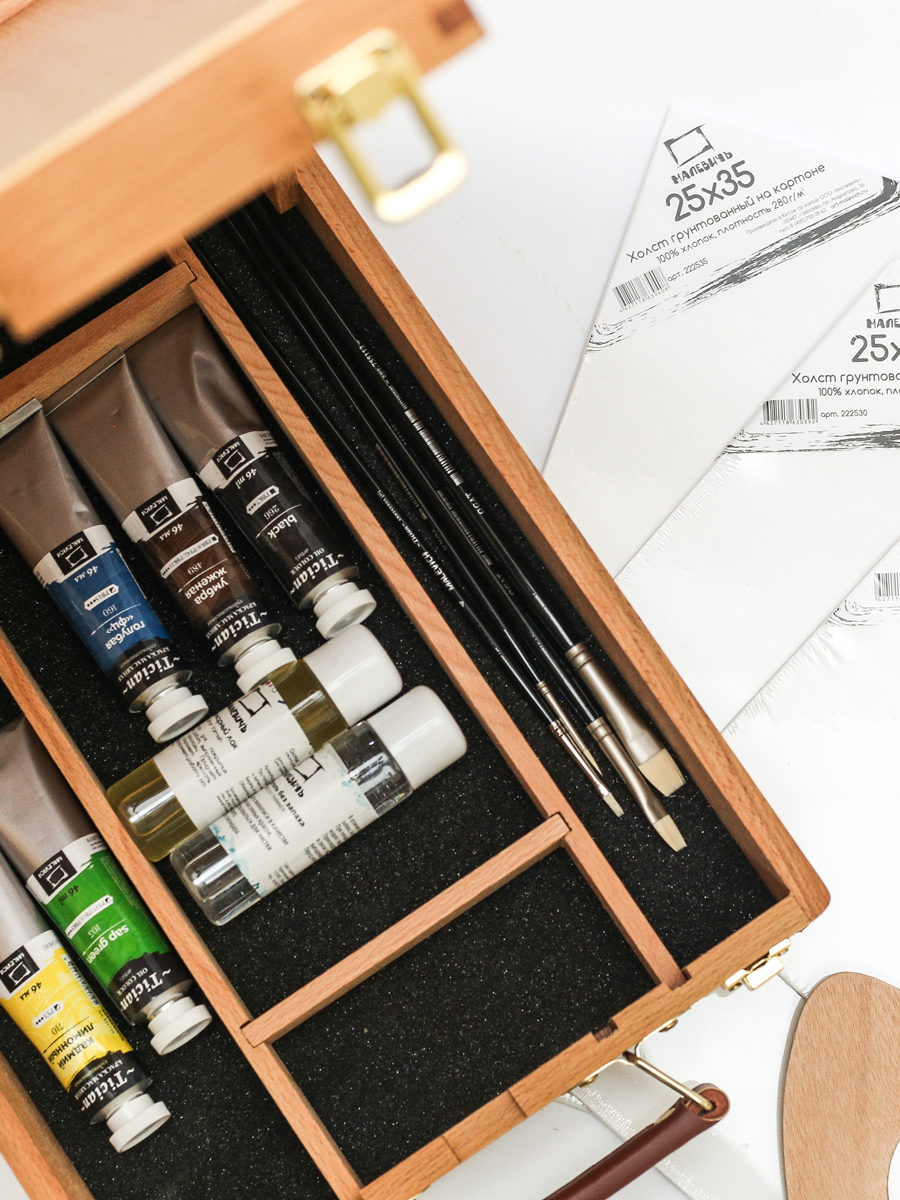 Набор для рисования Малевичъ подарочныйнабор картина маслом - фото 11