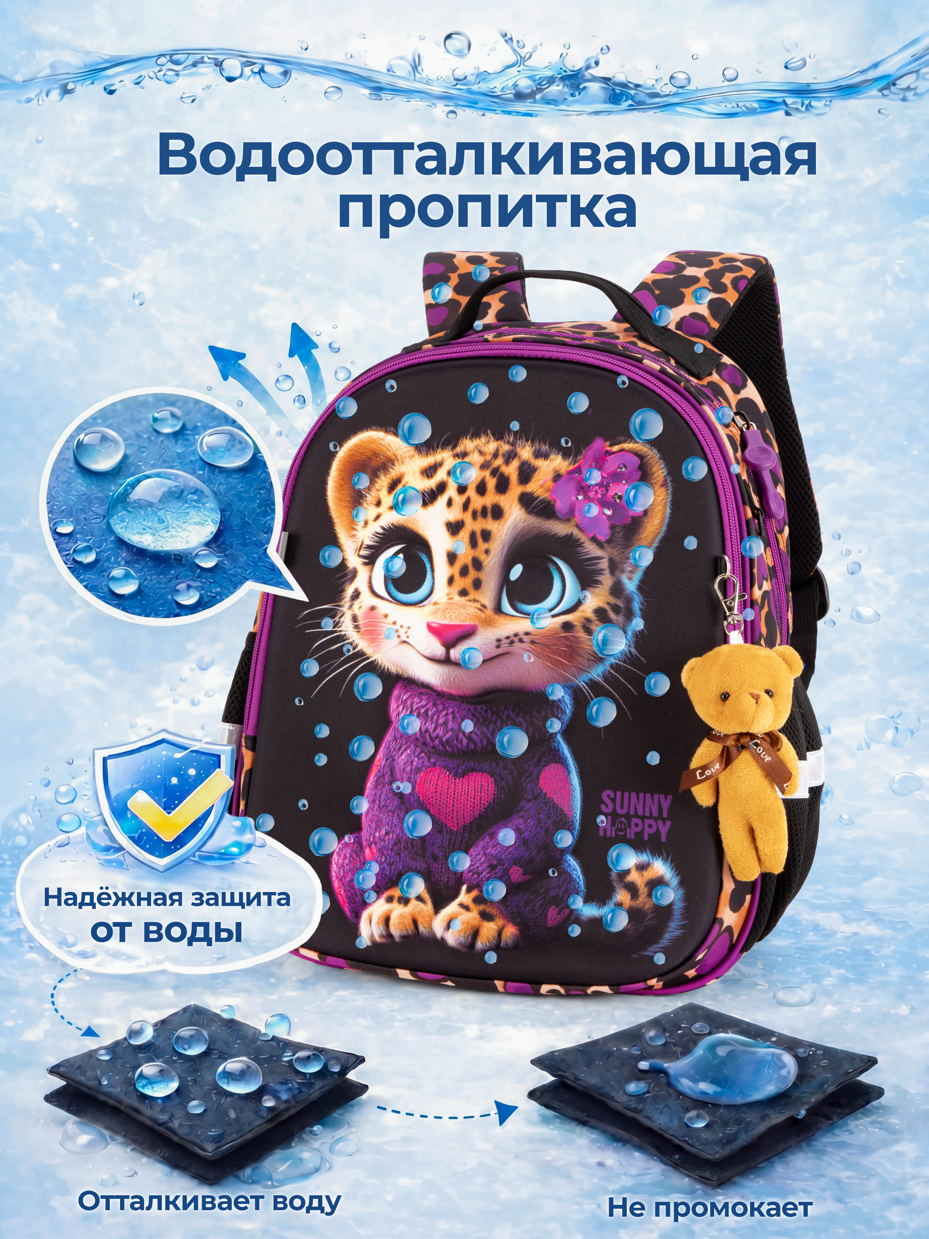 Рюкзак Sunny Happy набор 7 в 1 - фото 13