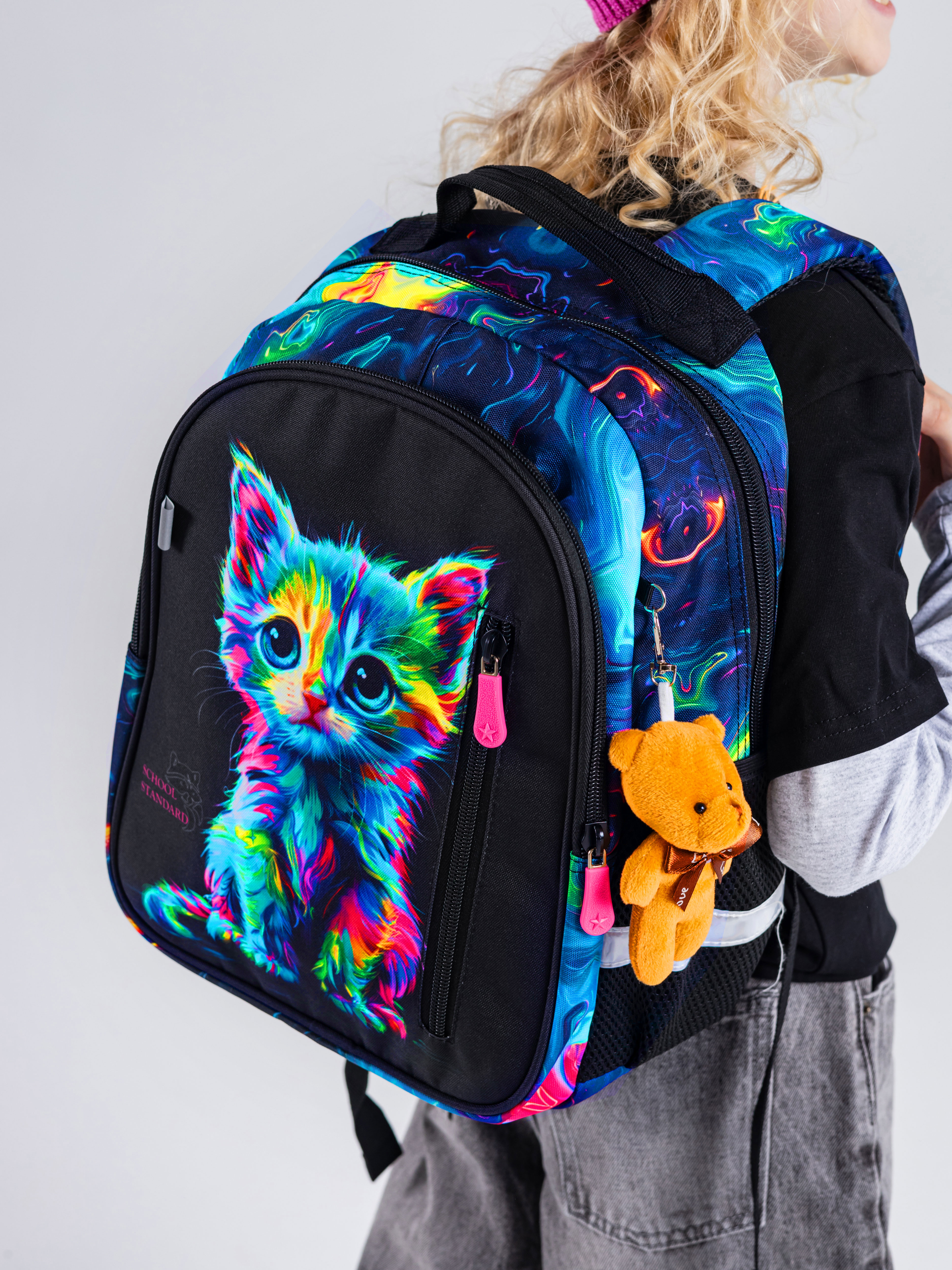 Рюкзак School Standard первокласснику набор 4 в 1 - фото 3