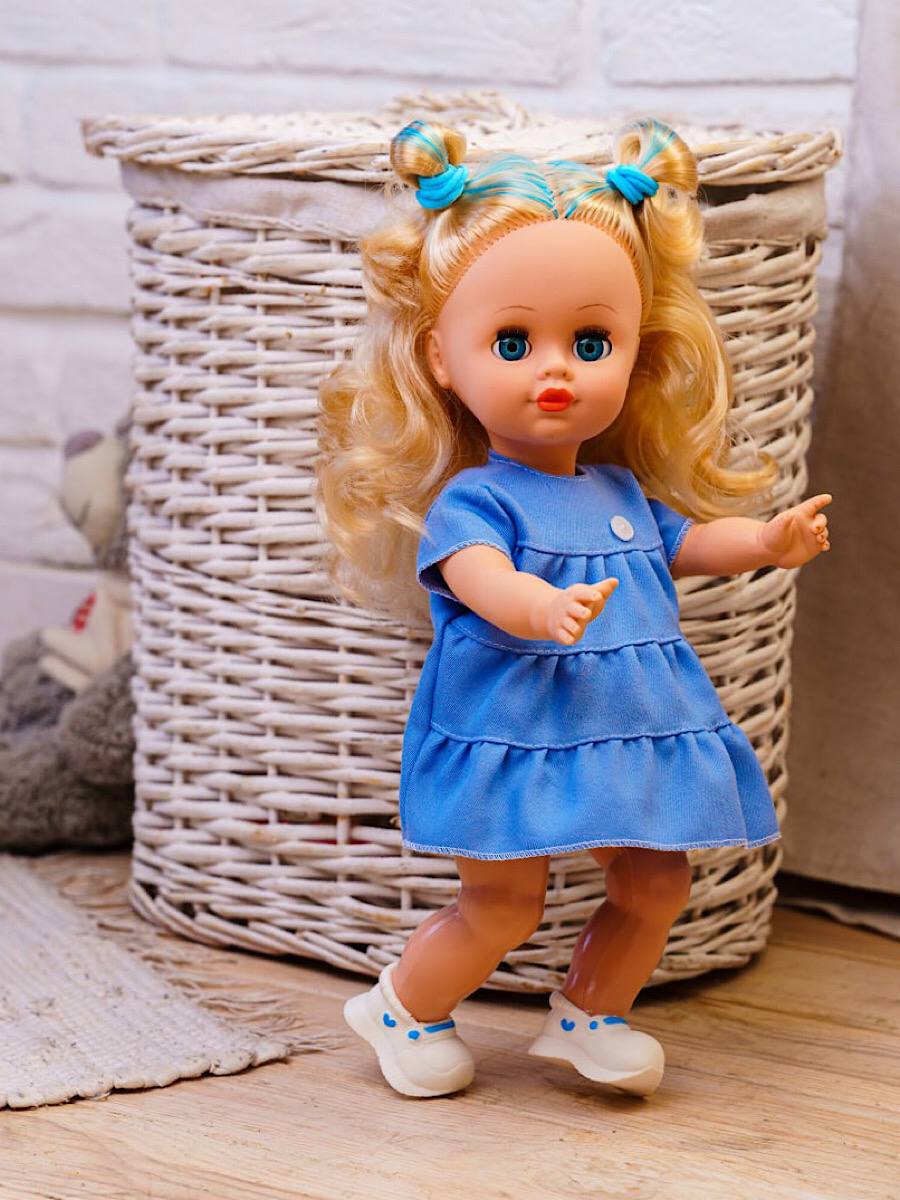 Кукла классическая СТРАНА КУКОЛ большая говорящая Карина высота 40 см 21-26.3 - фото 17
