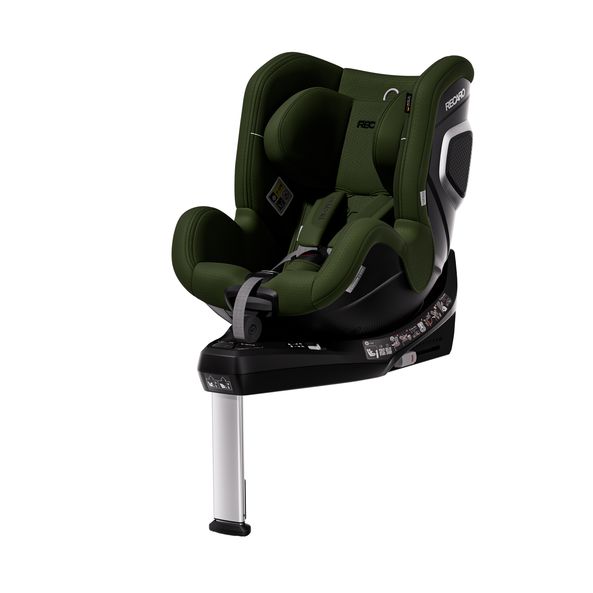 Автокресло Recaro Toron 1 Kid Isofix 0+/1 (0-18 кг) зеленый - фото 5