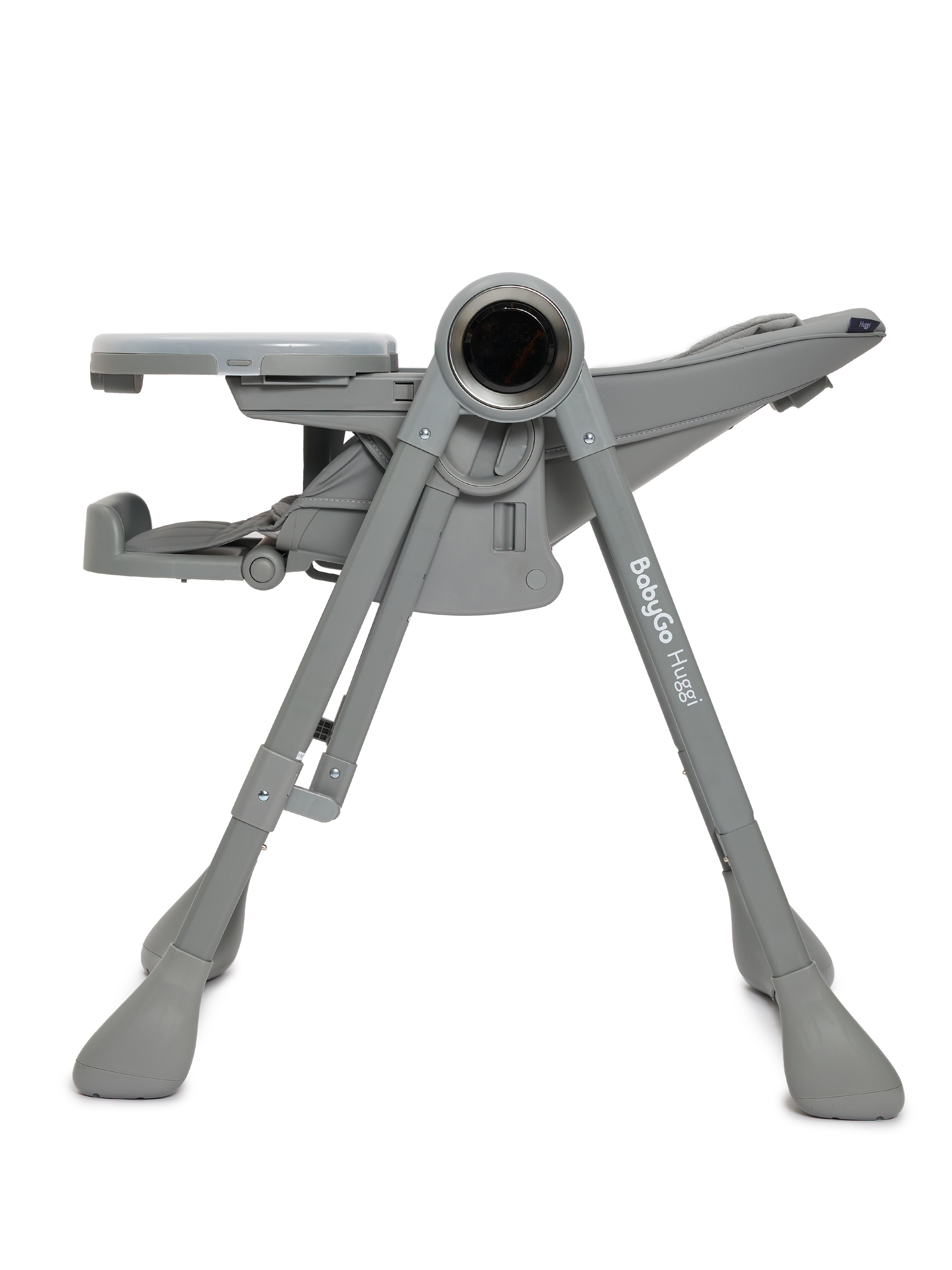 Стульчик для кормления BabyGo Huggi grey серый - фото 4