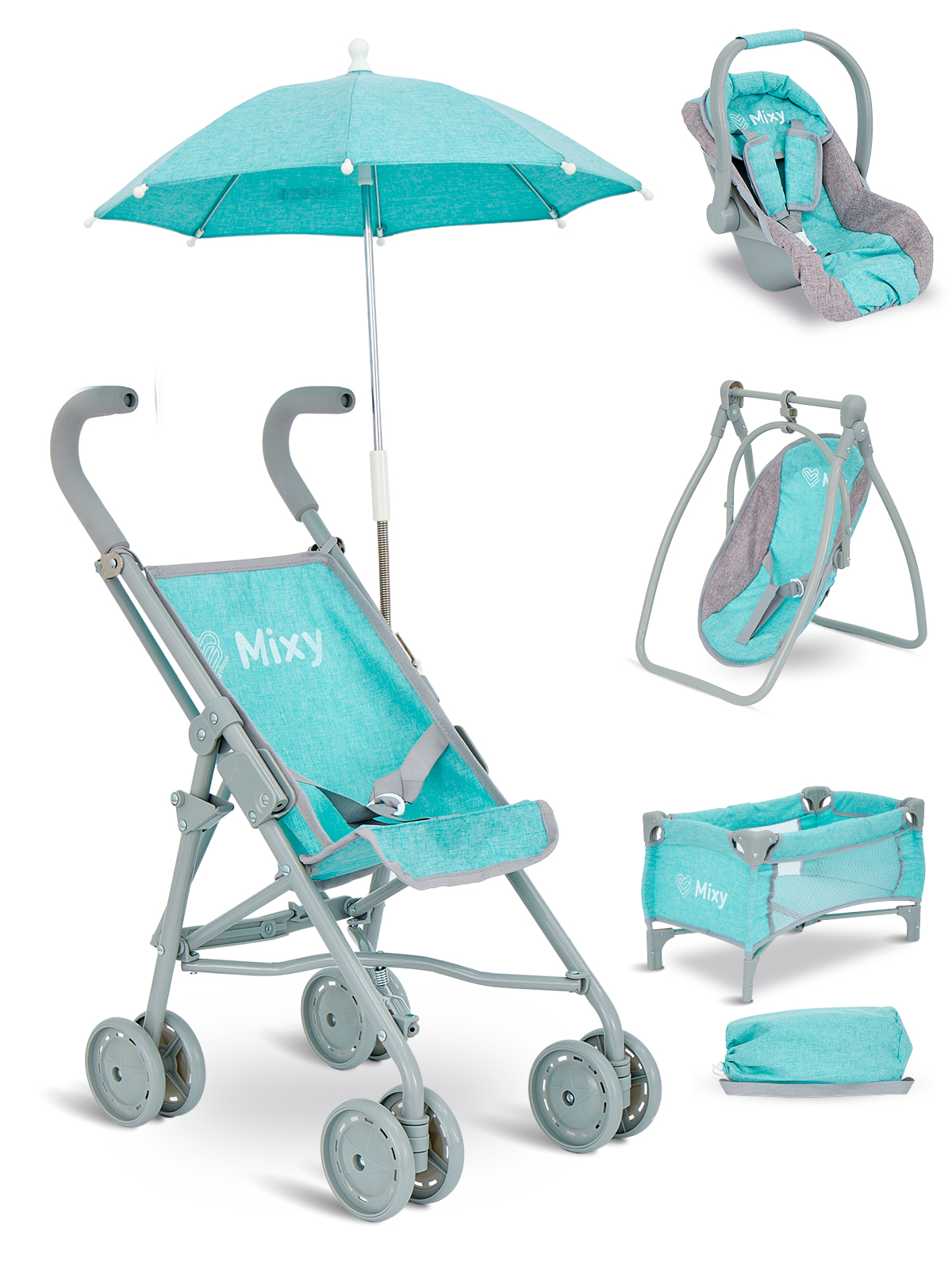 Коляска-трость для кукол Buggy Boom 8921-2216 - фото 1