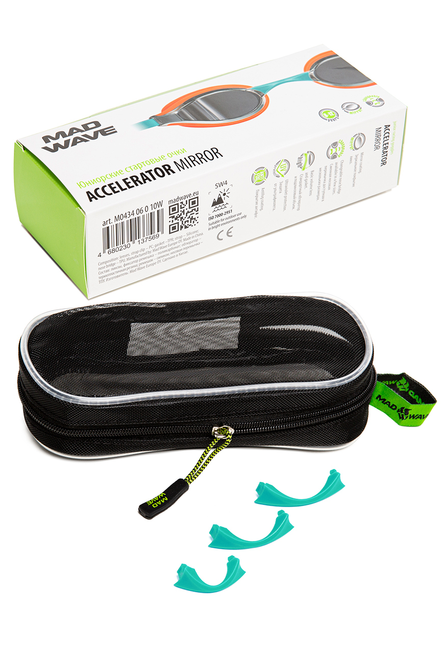 Очки для плавания Mad Wave Accelerator mirror - фото 4