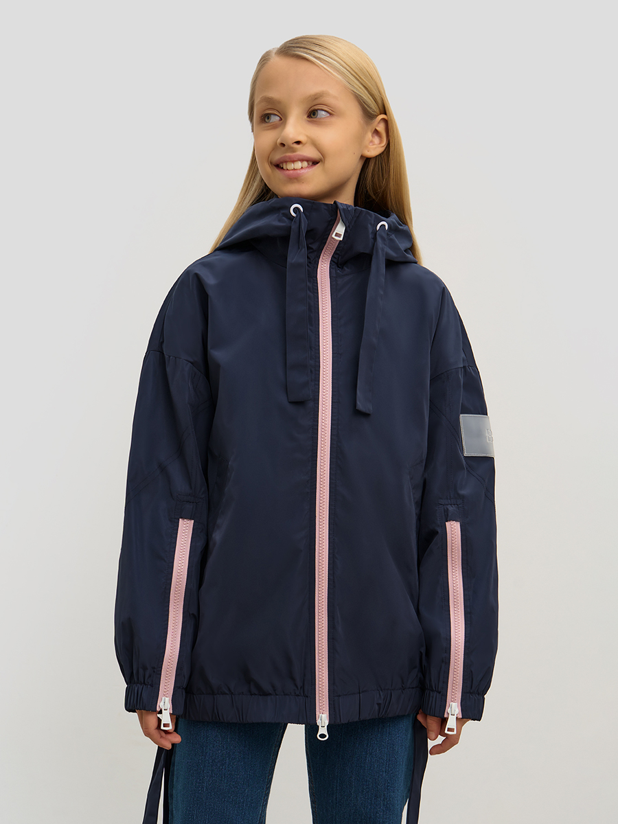Ветровка Baon BK1023002/DARK NAVY - фото 3