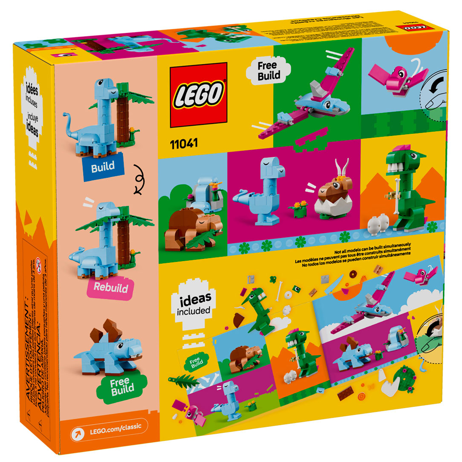 Конструктор LEGO Classic Креативные Динозавры 450 дет. - фото 12