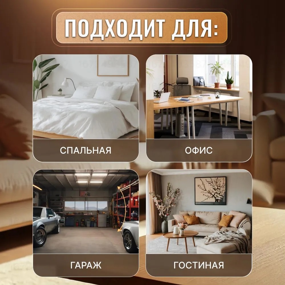 Обогреватель тепловентилятор 1800 Вт CASTLELADY для дома электрический - фото 8
