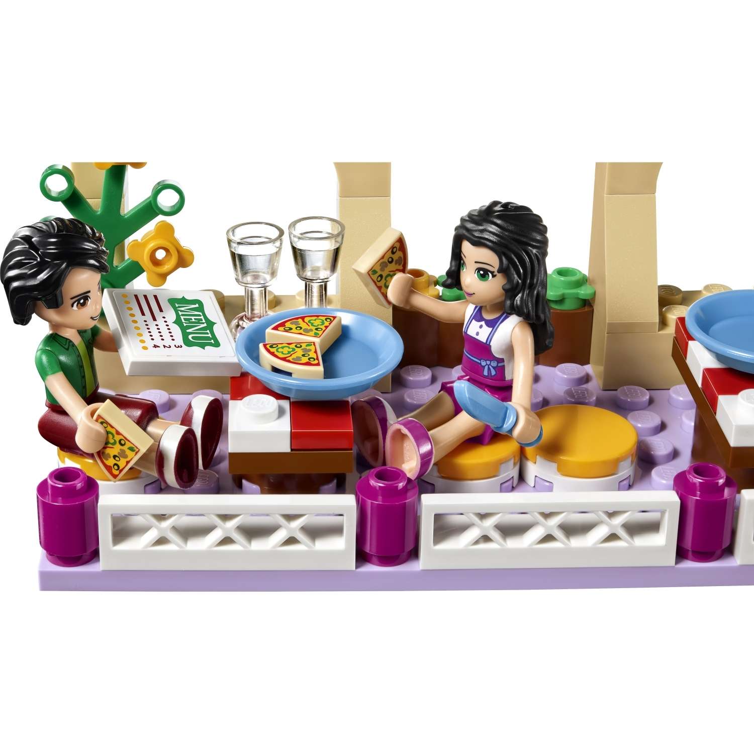 Конструктор LEGO Friends Пиццерия блочный - фото 9
