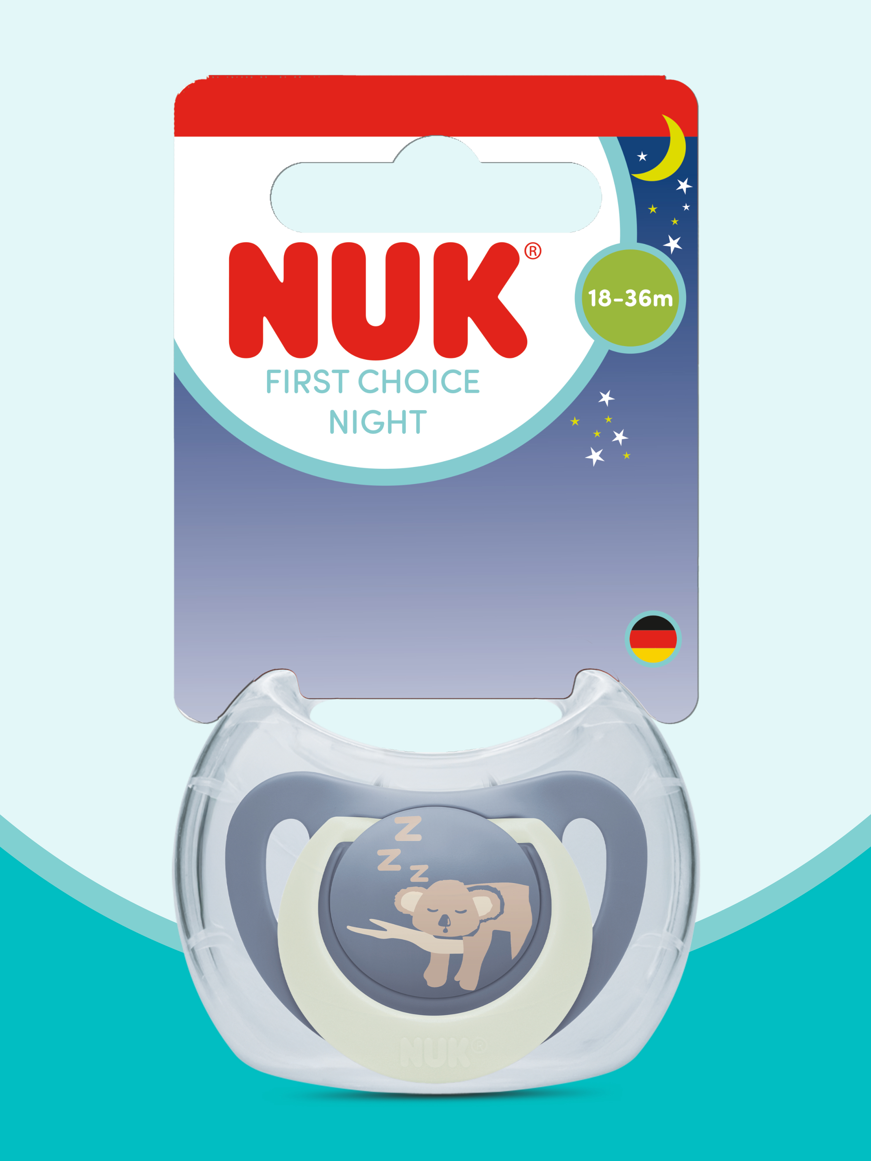 Пустышка Nuk силикон ортодонтическая от 18 мес. 1 шт. - фото 1