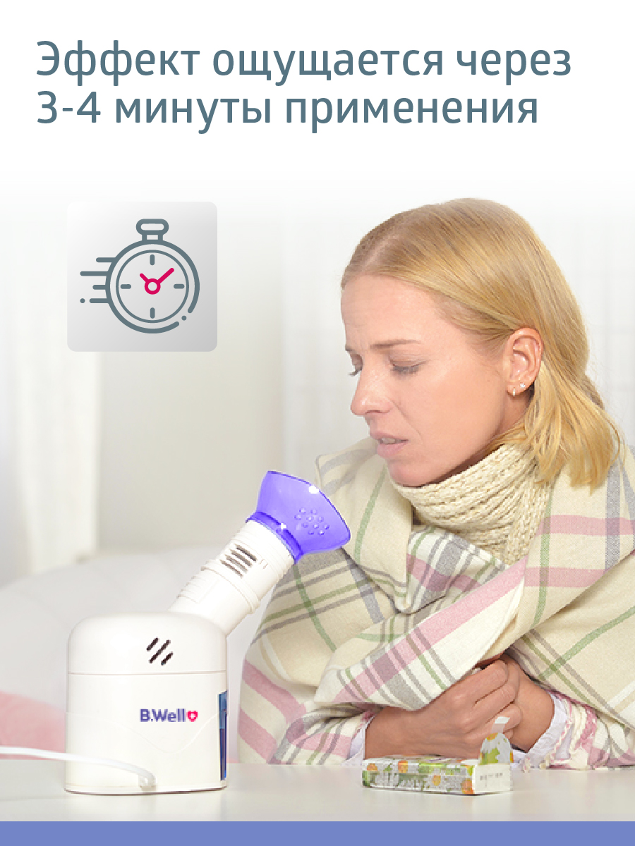 Ингалятор B.Well паровой WN-118 - фото 4