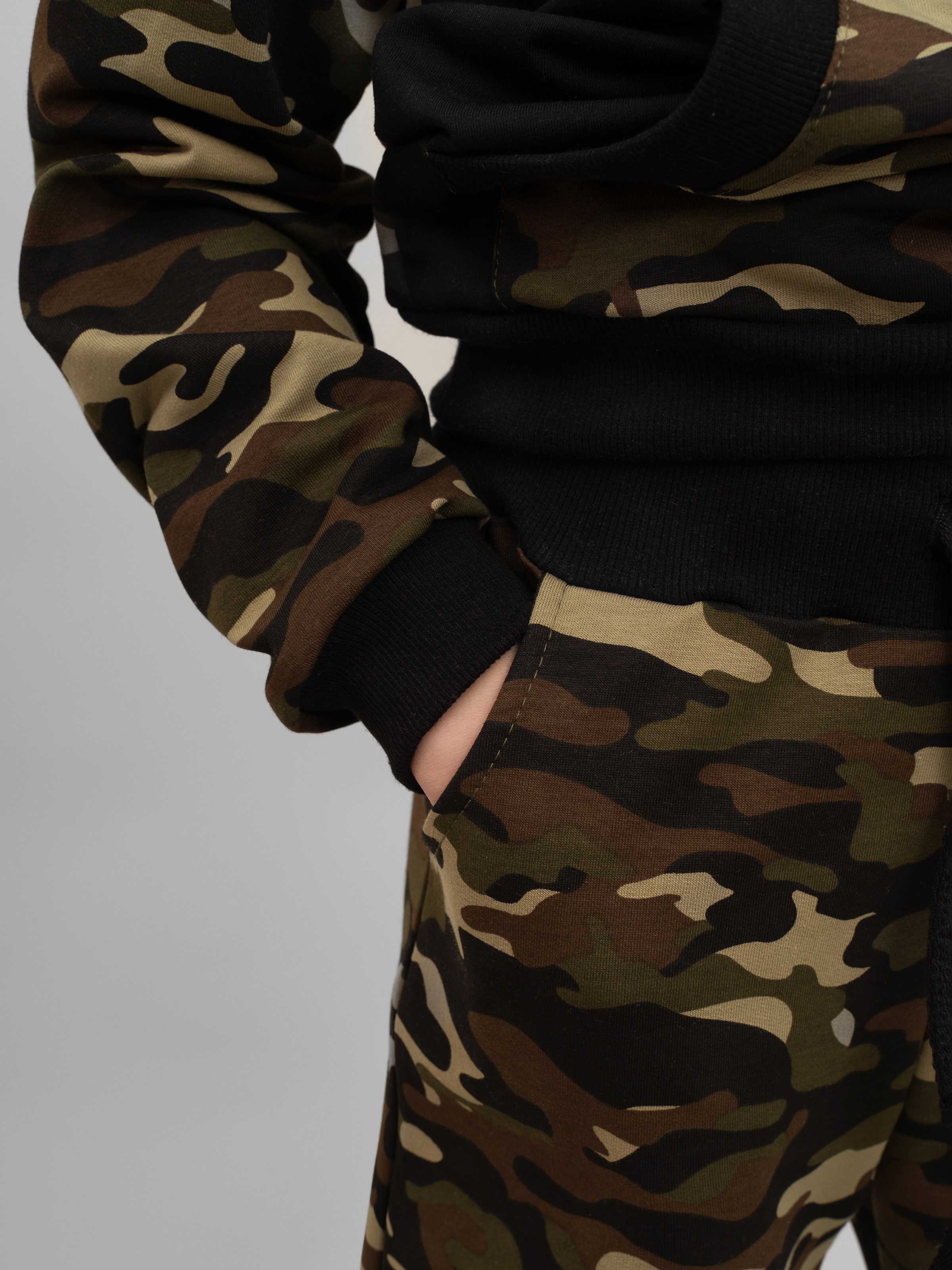 Худи и брюки Утенок 747 хаки экспедиция - фото 6