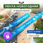 Ленты Составнички голубой-серебро-20