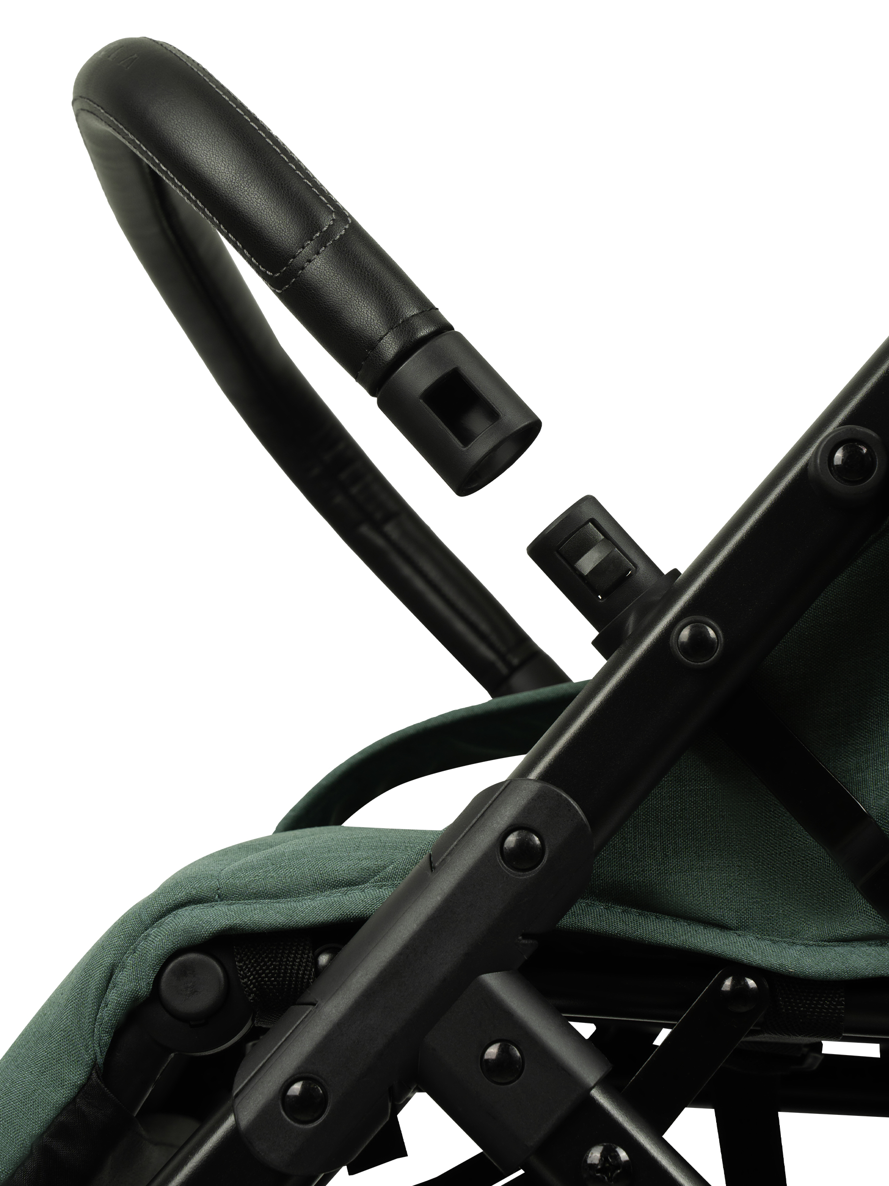 Коляска прогулочная JOVOLA LUNA зеленый-серый - фото 28