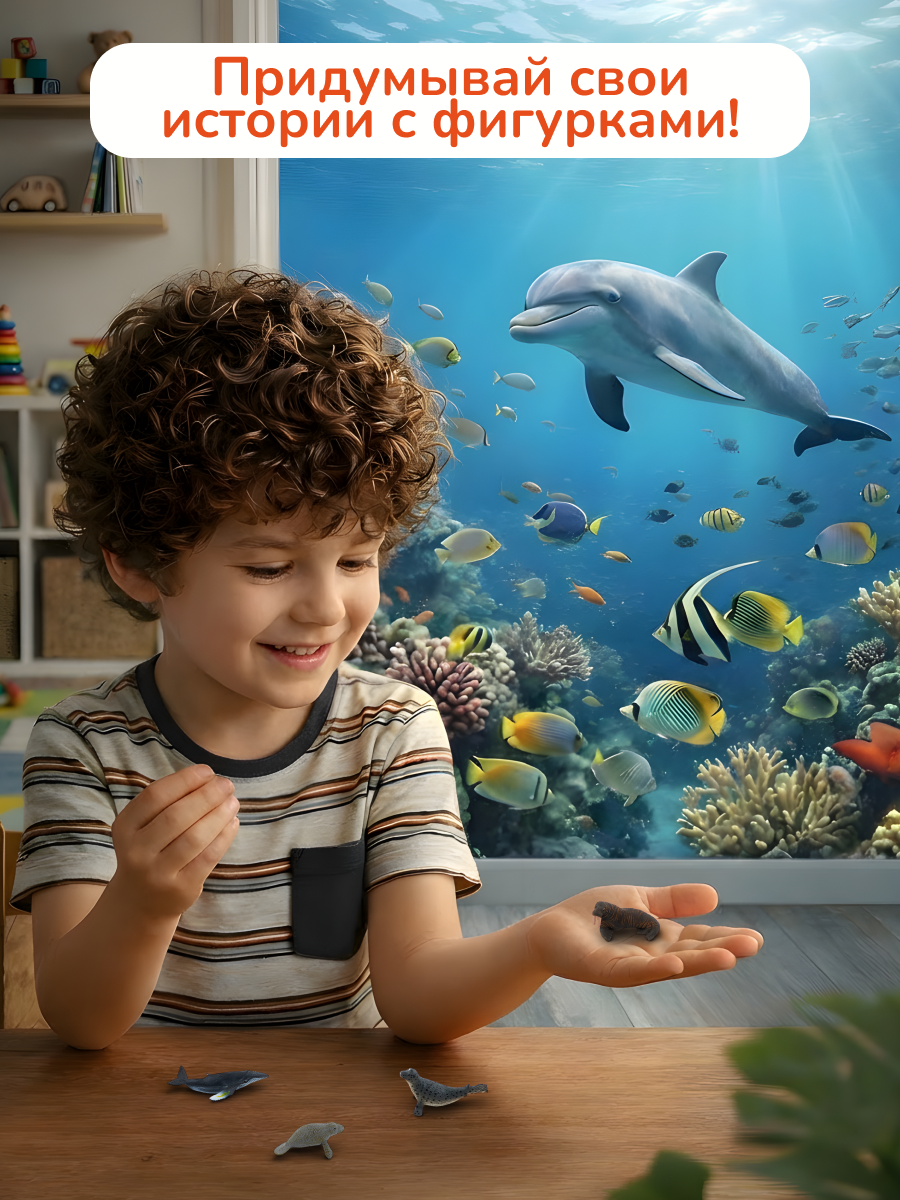 Игровой набор KONIK с проектором мор обитатели 2 - фото 11