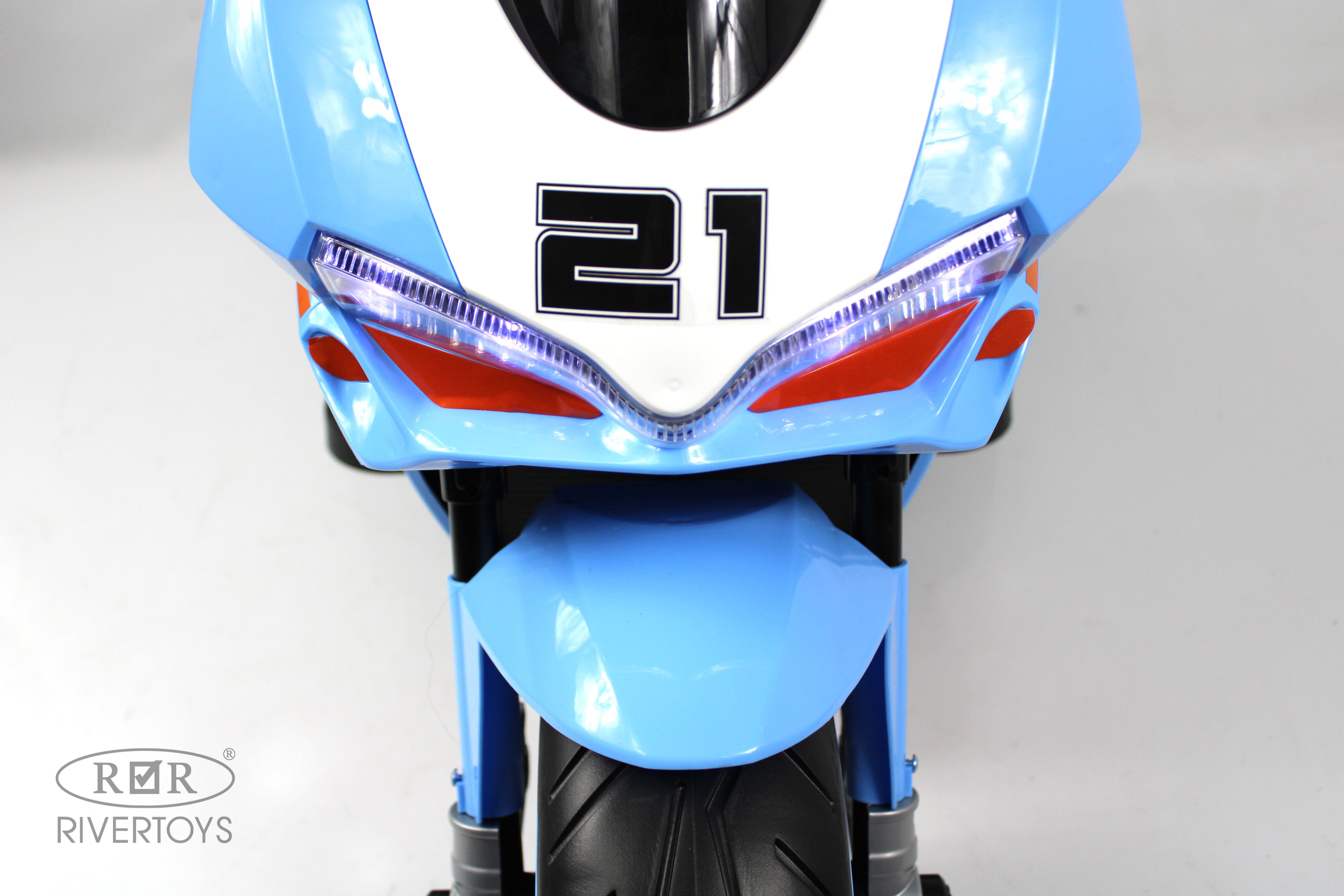 Электромобиль RIVERTOYS C005MC-BLUE - фото 6