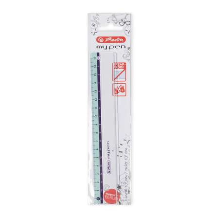 Линейка Herlitz пластик