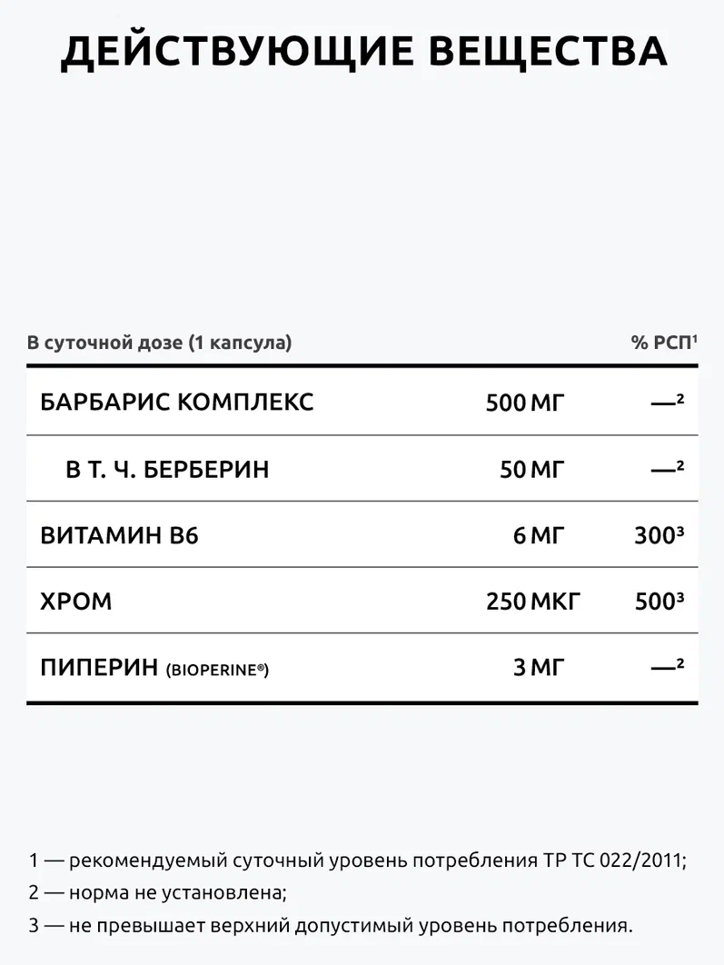 Берберин UltraBalance комплекс с хромом 500 мг для похудения и снижения веса - фото 9
