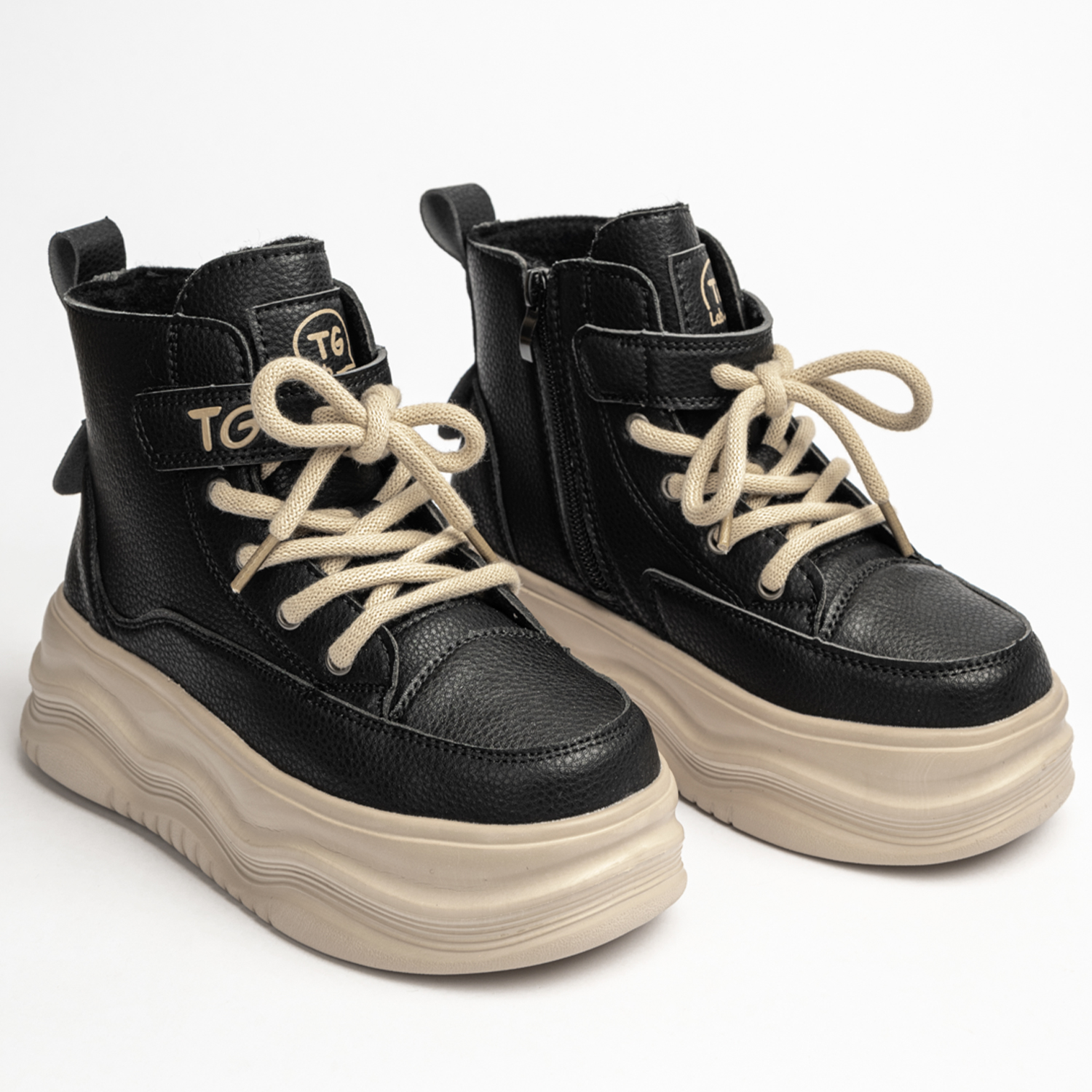 Ботинки TikkaGo 2V10_77225-2_black-beige - фото 2