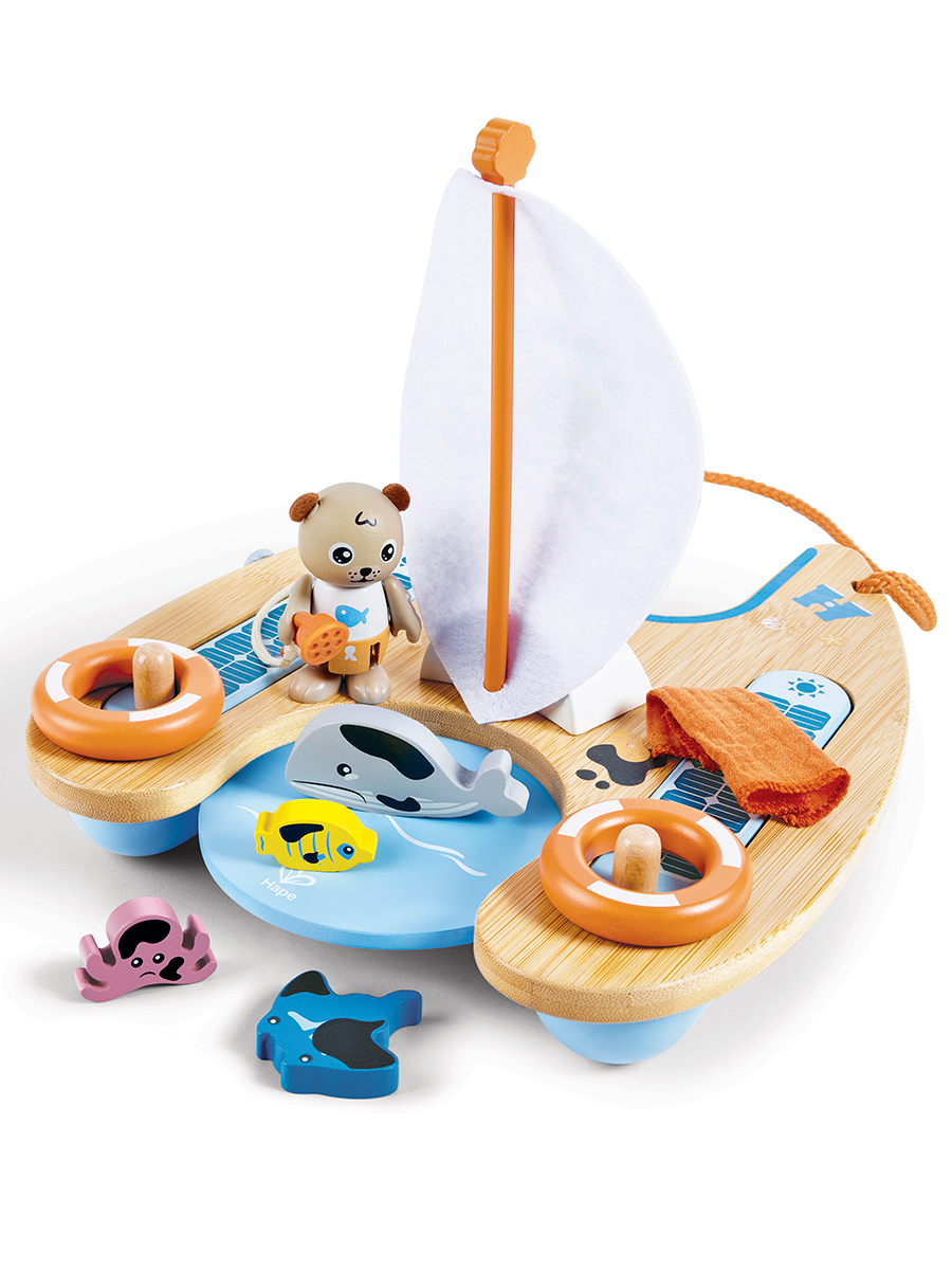 Игровой набор Hape Эко-катамаран - фото 4