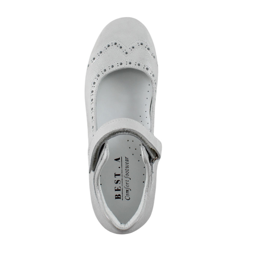 Туфли BEST.A 742F-222-СВ BEST.A Туфли для девочки,белый - фото 3