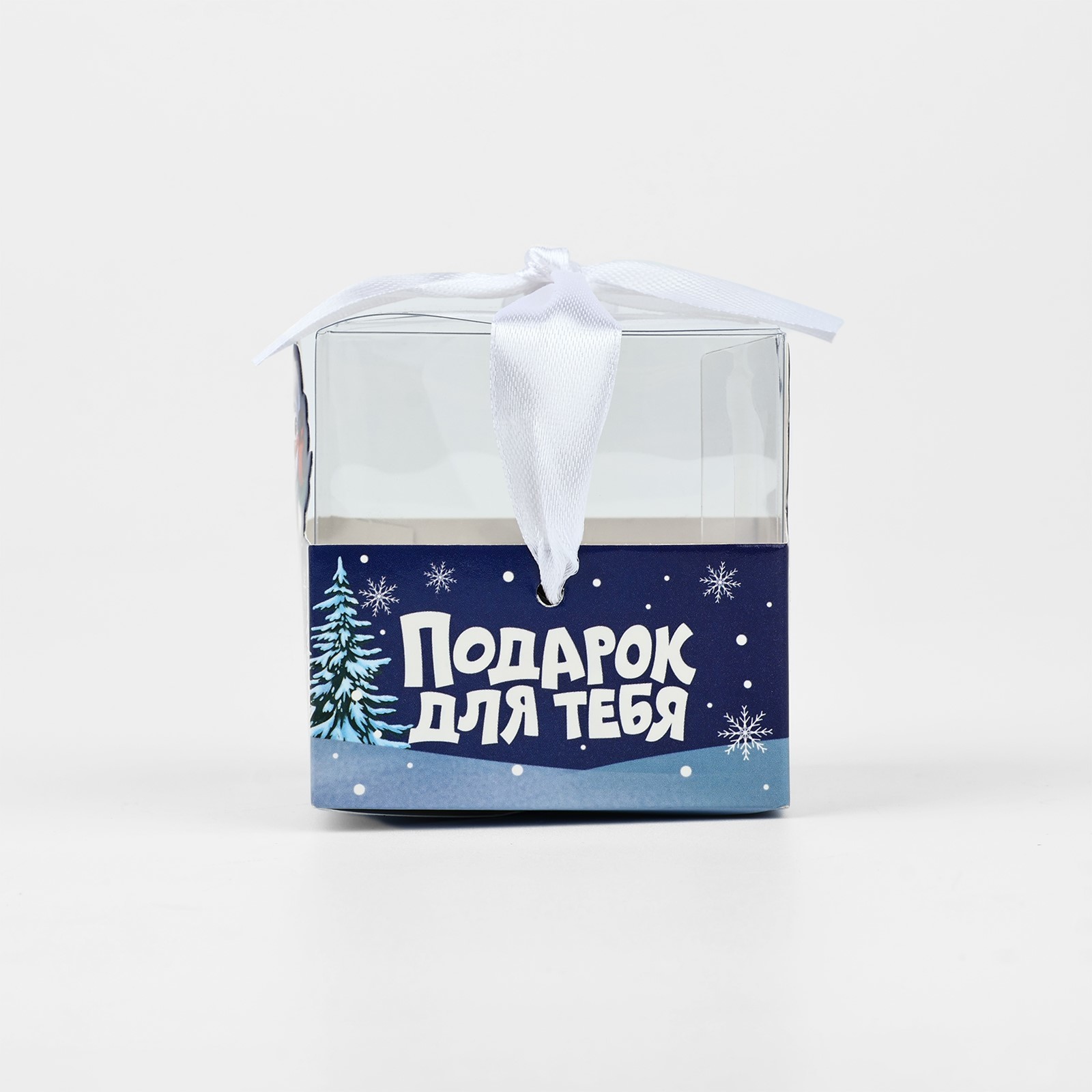 Складная коробка Дарите Счастье «Снеговик» 7 х 7 х 7 см - фото 4