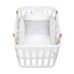 Бортик на кроватку Happy Baby White 87507
