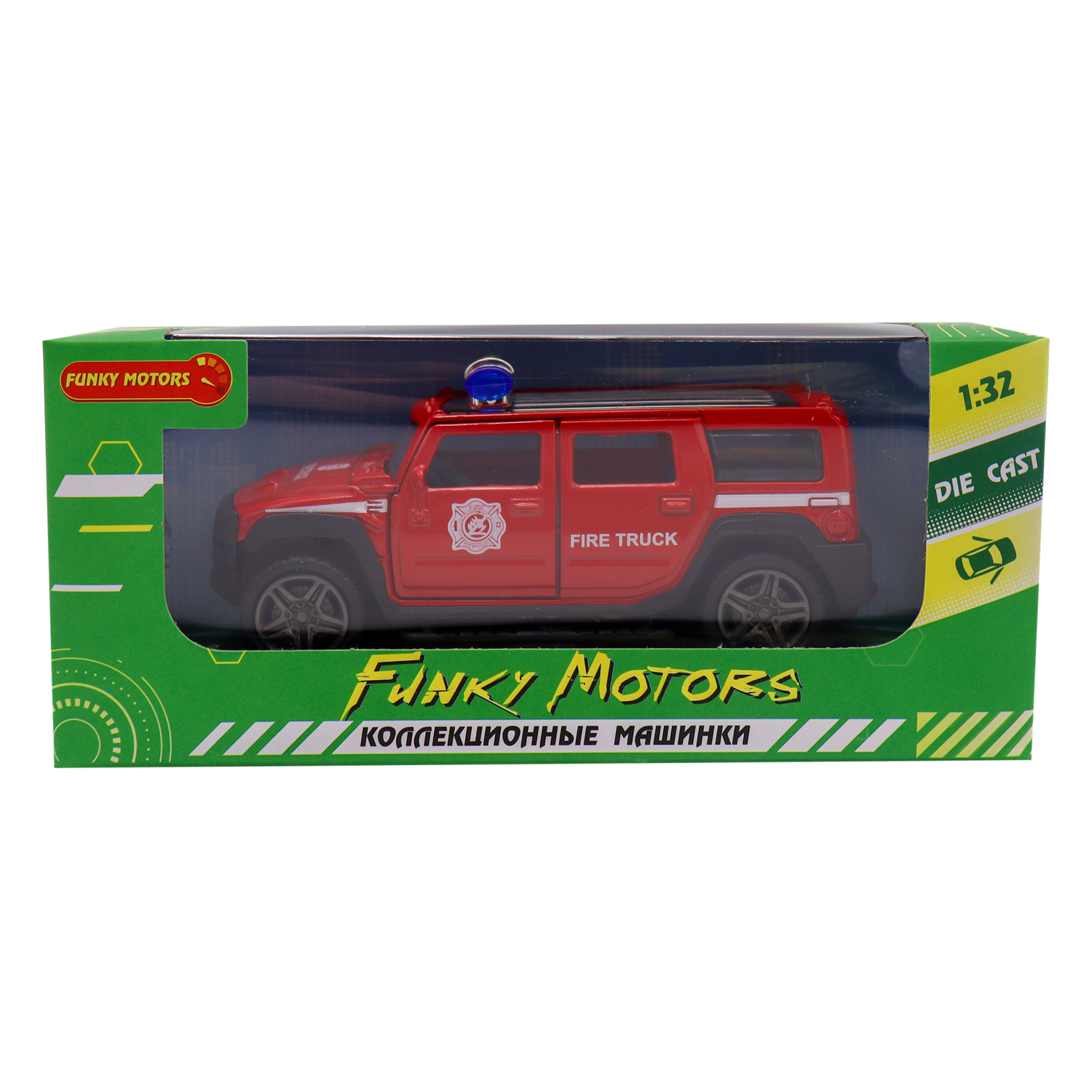 Автомобиль Funky Toys с мигалкой 1:32 FT1101-83 - фото 3