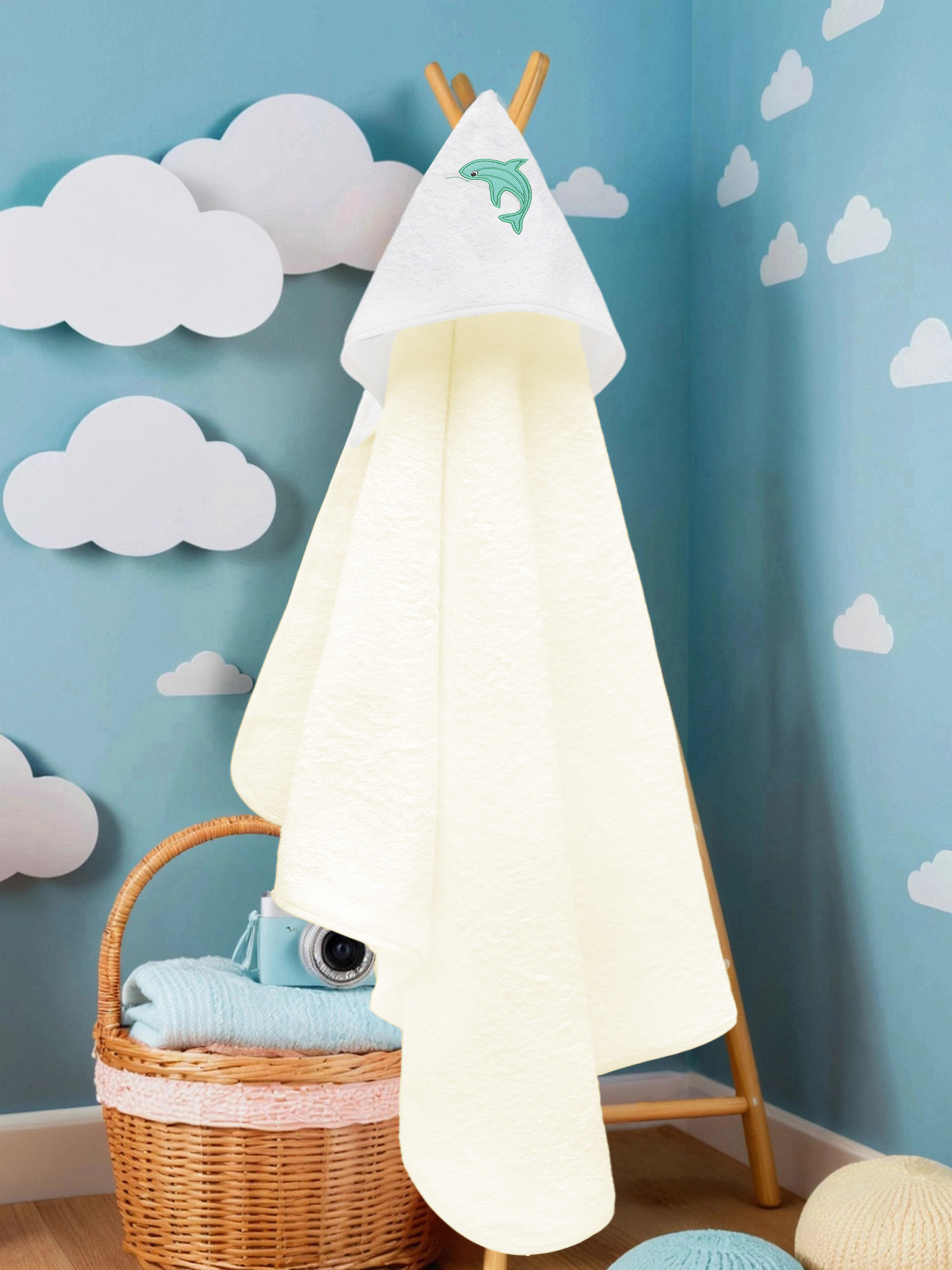 Полотенце уголок Wellness Малыш-01/00_Д 80 x 100 см 1 шт. - фото 1